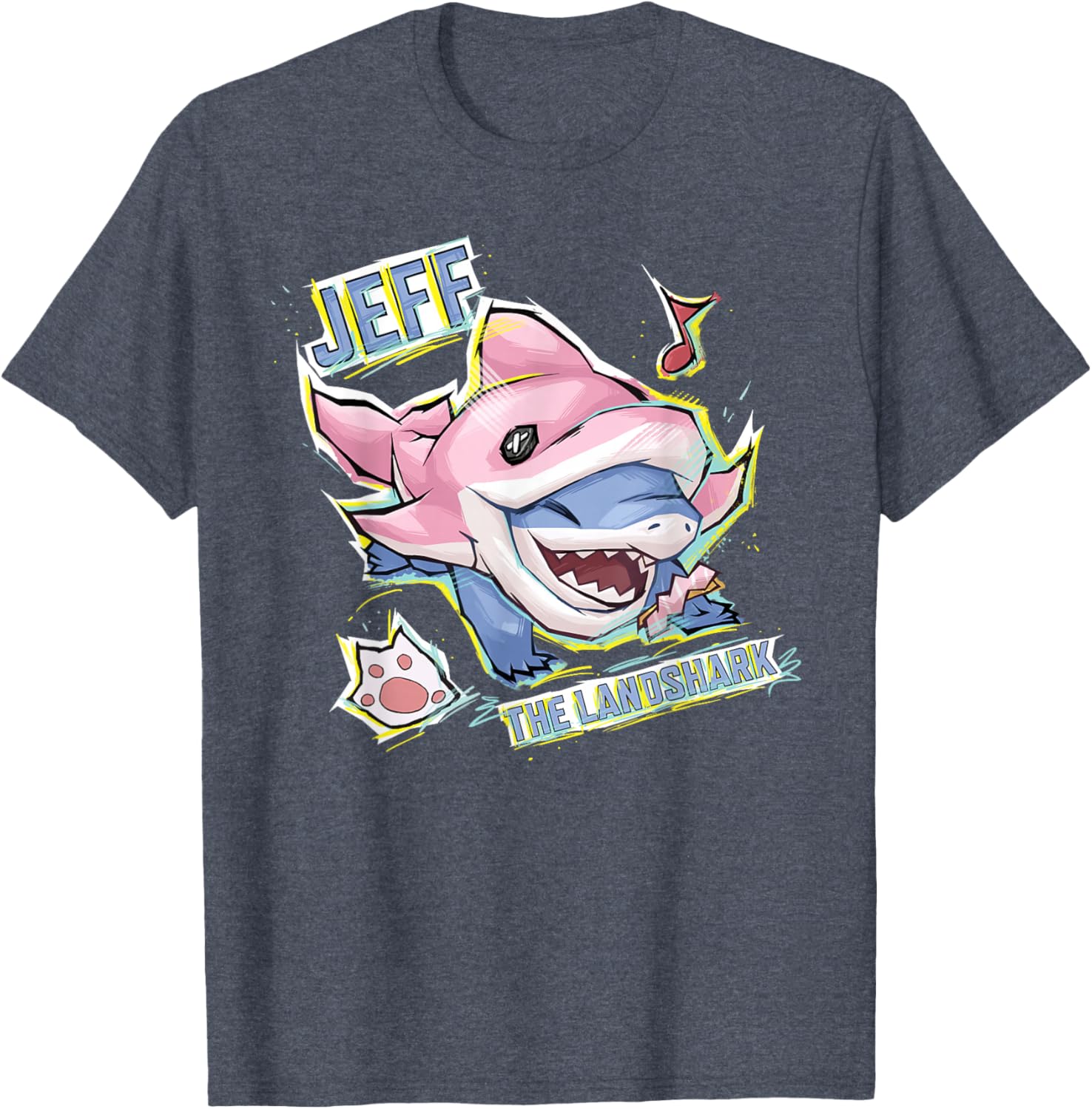 Marvel Rivals PVP Jeff the Land Shark Dolphin Skin T-Shirt for Fans - 2