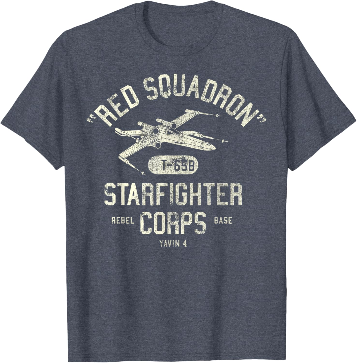 Star Wars X-Wing Starfighter Corps Collegiate T-Shirt for Fans - 13