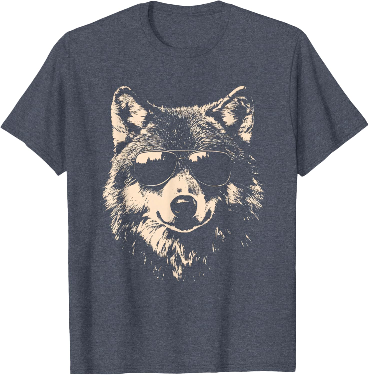 Funny Wolf Rock and Roll T-Shirt for Music Lovers and Wolf Fans - 3