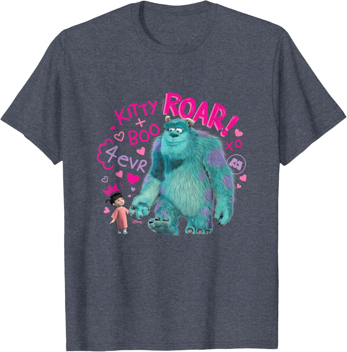 Monsters Inc Kitty and Boo Forever T-Shirt for Kids and Adults - 4
