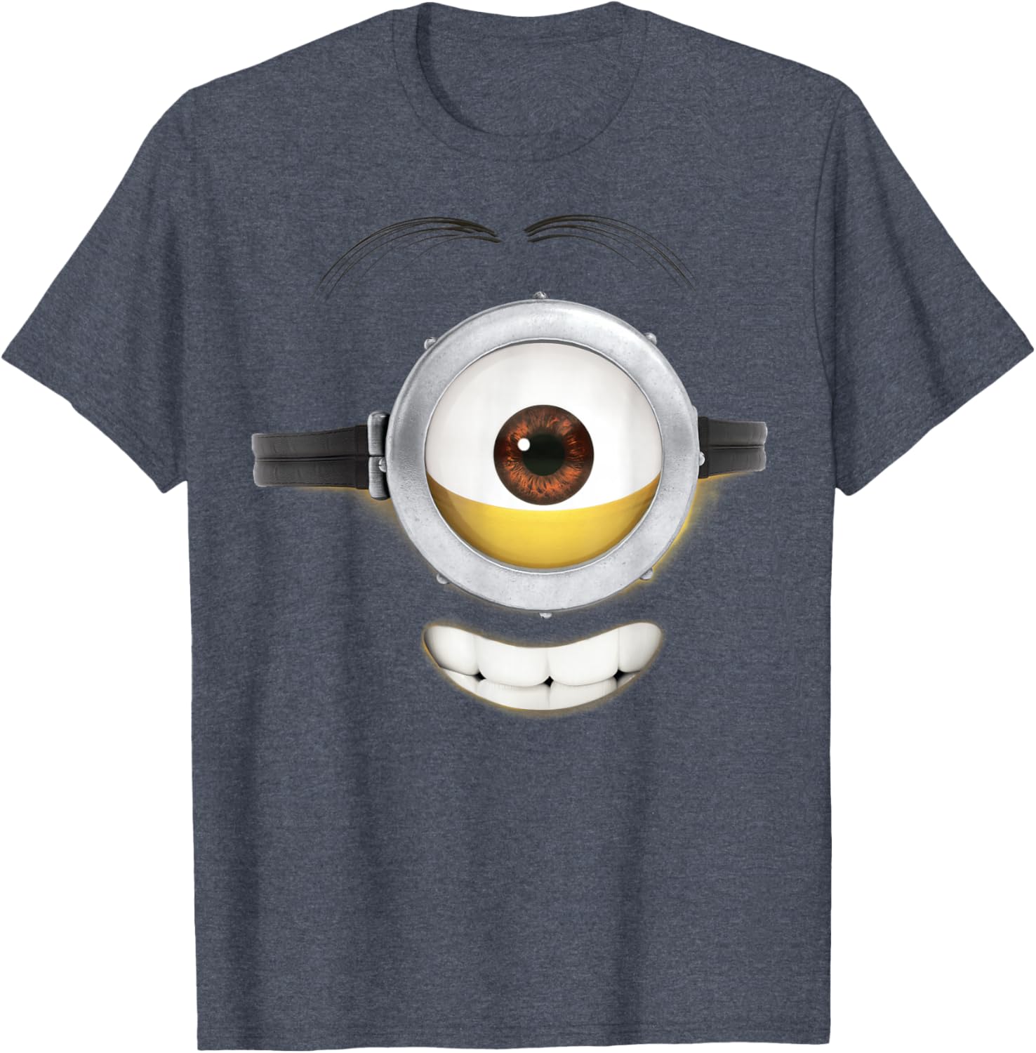 Despicable Me Minions Stuart Smile Graphic T-Shirt for Fun Everyday Wear - 3