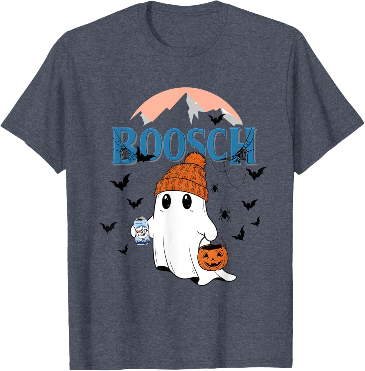 Cute Ghost Beer Pumpkins Halloween T-Shirt for Fun Holiday Spirit - 18