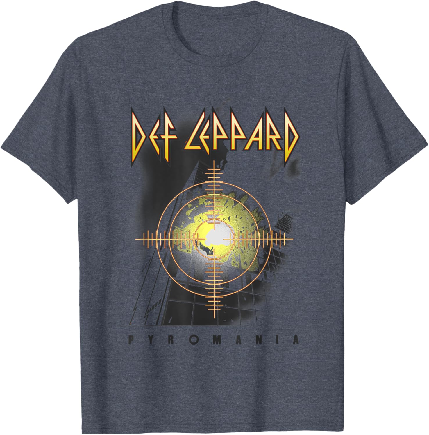 Def Leppard Pyro T-Shirt for Adults - Red Unisex Short Sleeve Small - 3