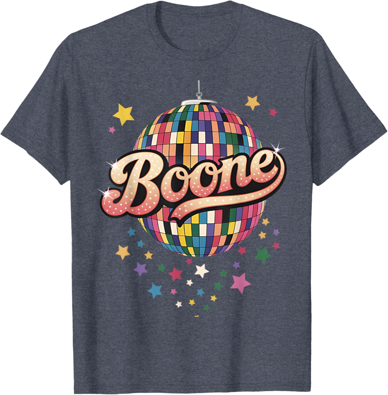 Personalized Girl Retro Boone Heart T-Shirt for Stylish Kids Outfit - 7