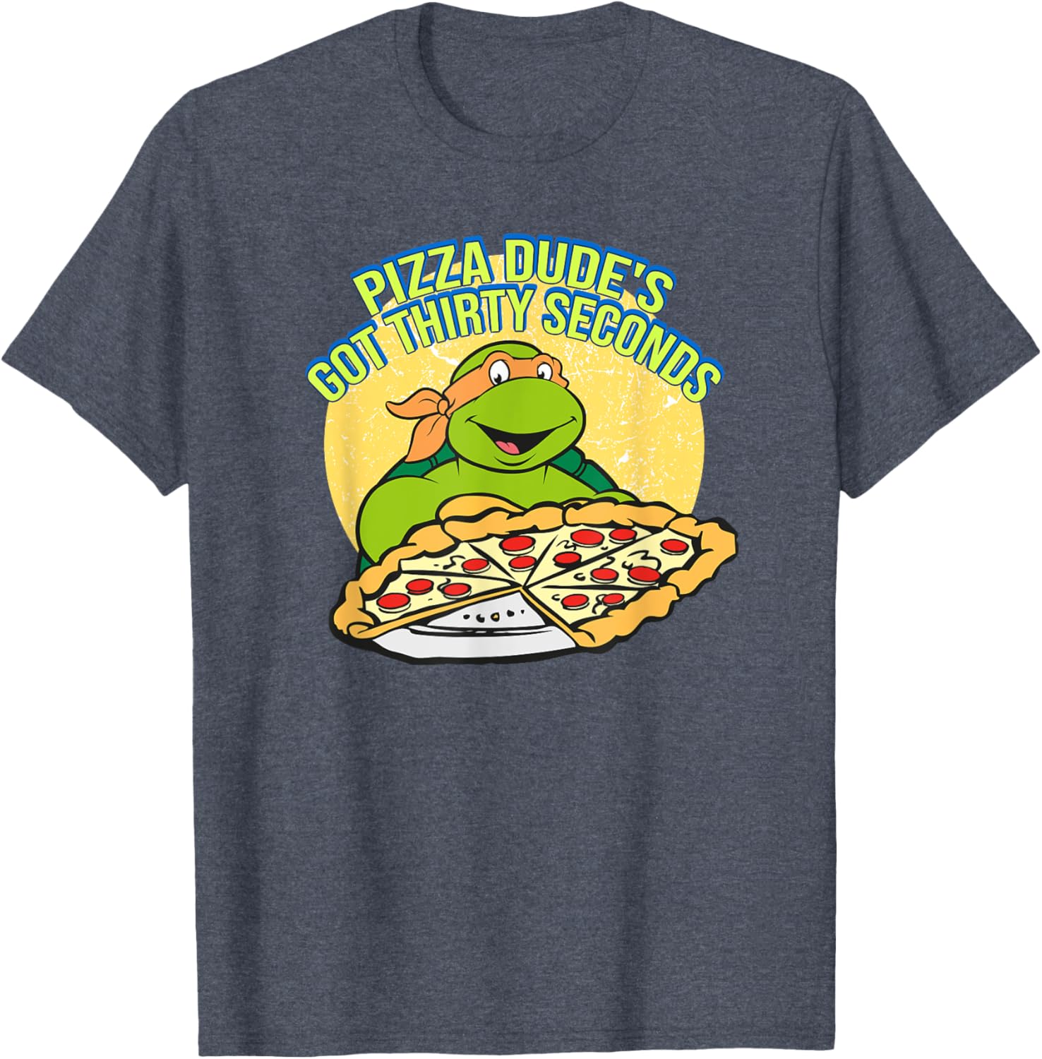 Mademark Teenage Mutant Ninja Turtles Michelangelo Pizza Dude T-Shirt - 5