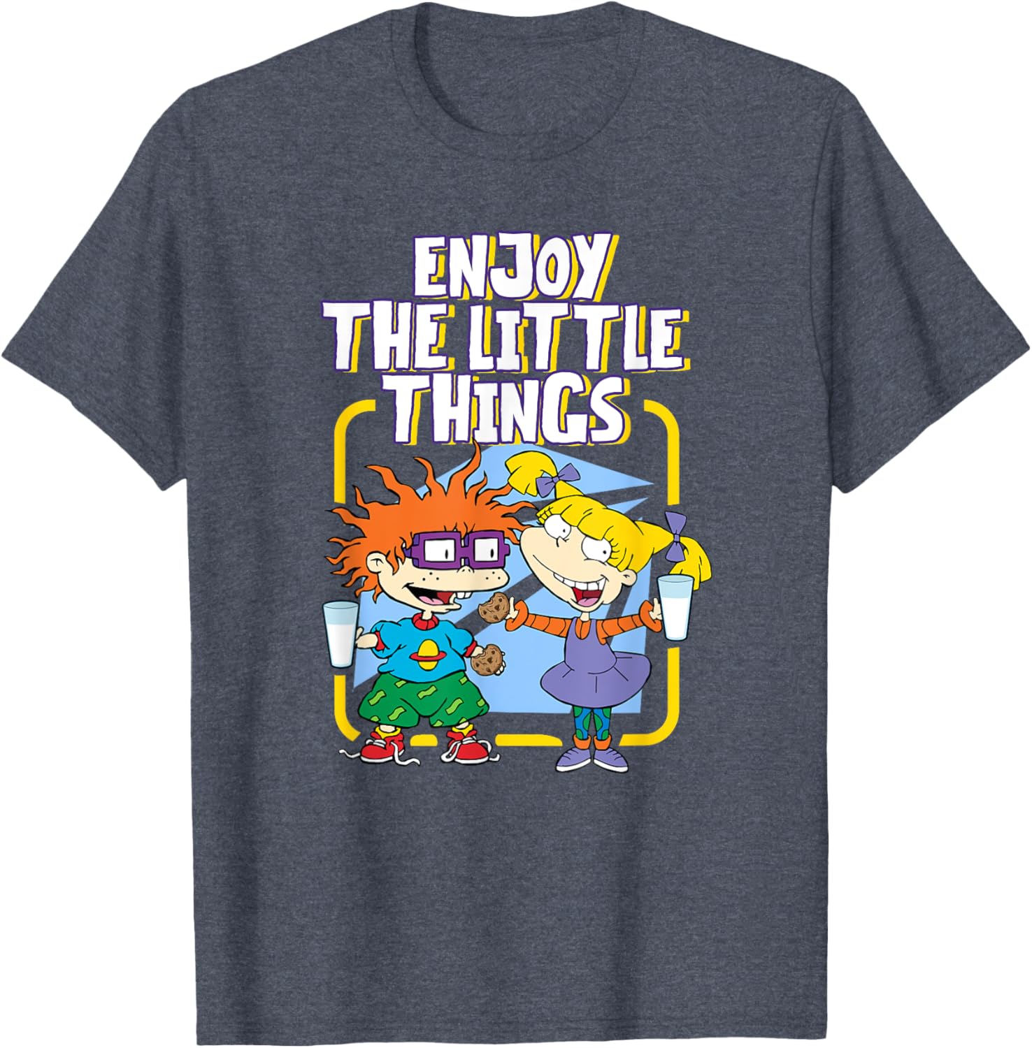 Mademark Rugrats Angelica & Chuckie Enjoy the Little Things T-Shirt - 1