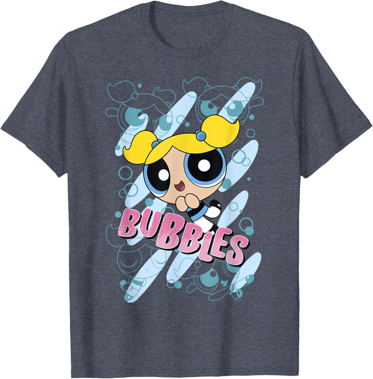 Powerpuff Girls Bubbles Moves T-Shirt for Kids and Fans of All Ages - 4