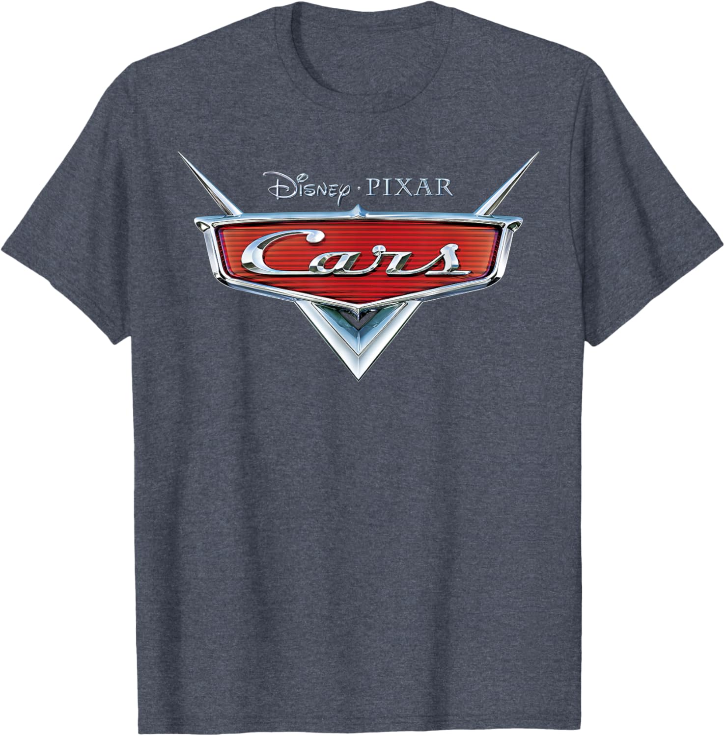 Disney Pixar Cars Grill Badge Logo T-Shirt for Kids and Adults - 9