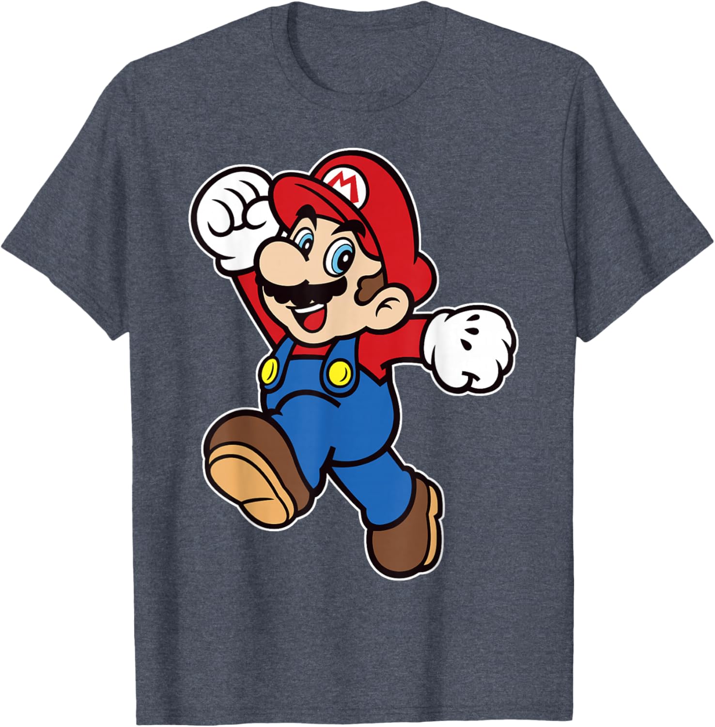 Super Mario Classic Jump Portrait T-Shirt for Gamers and Fans - 9