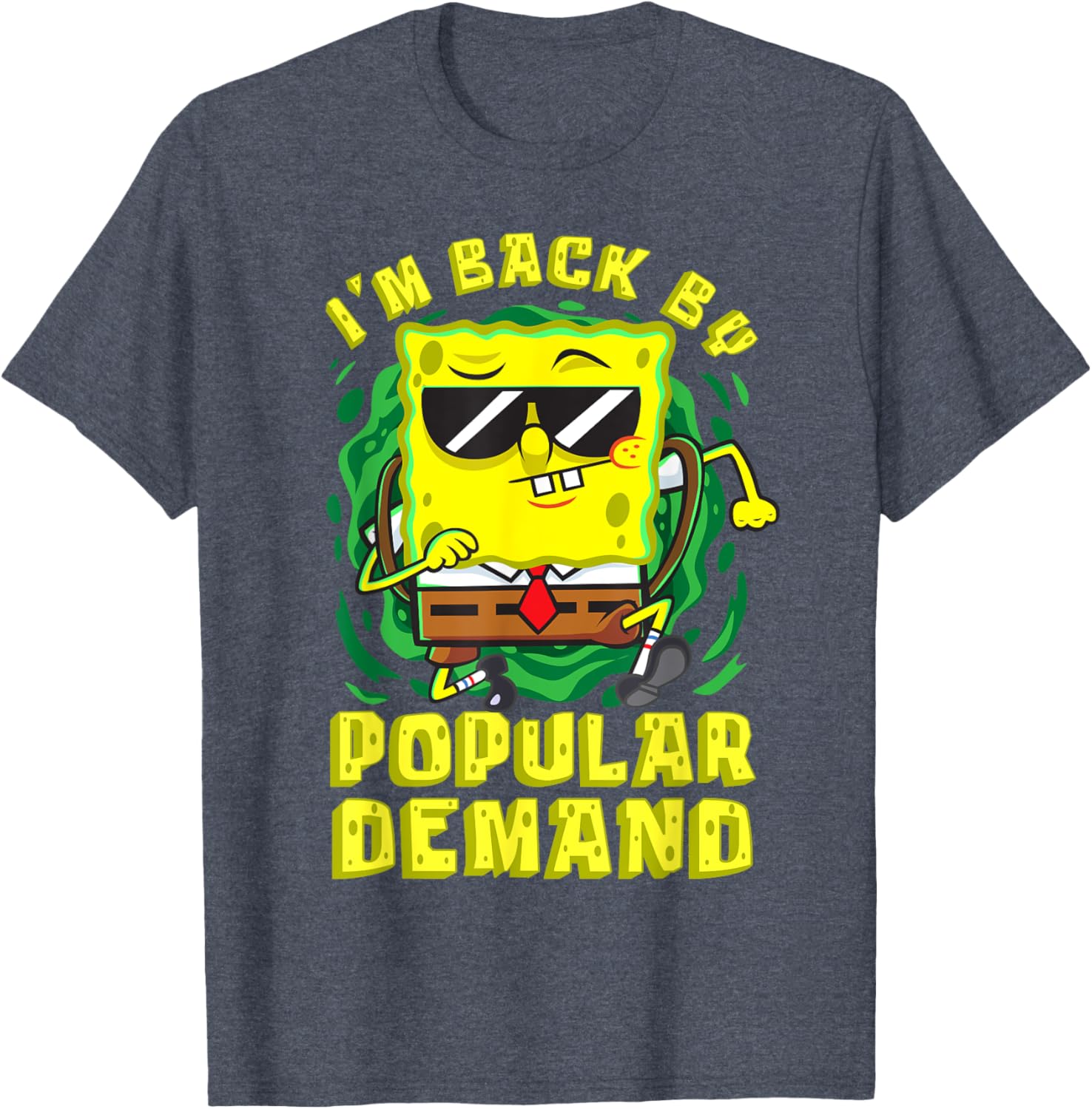 Mademark SpongeBob Im Back T-Shirt for School Fun Trending Apparel - 11