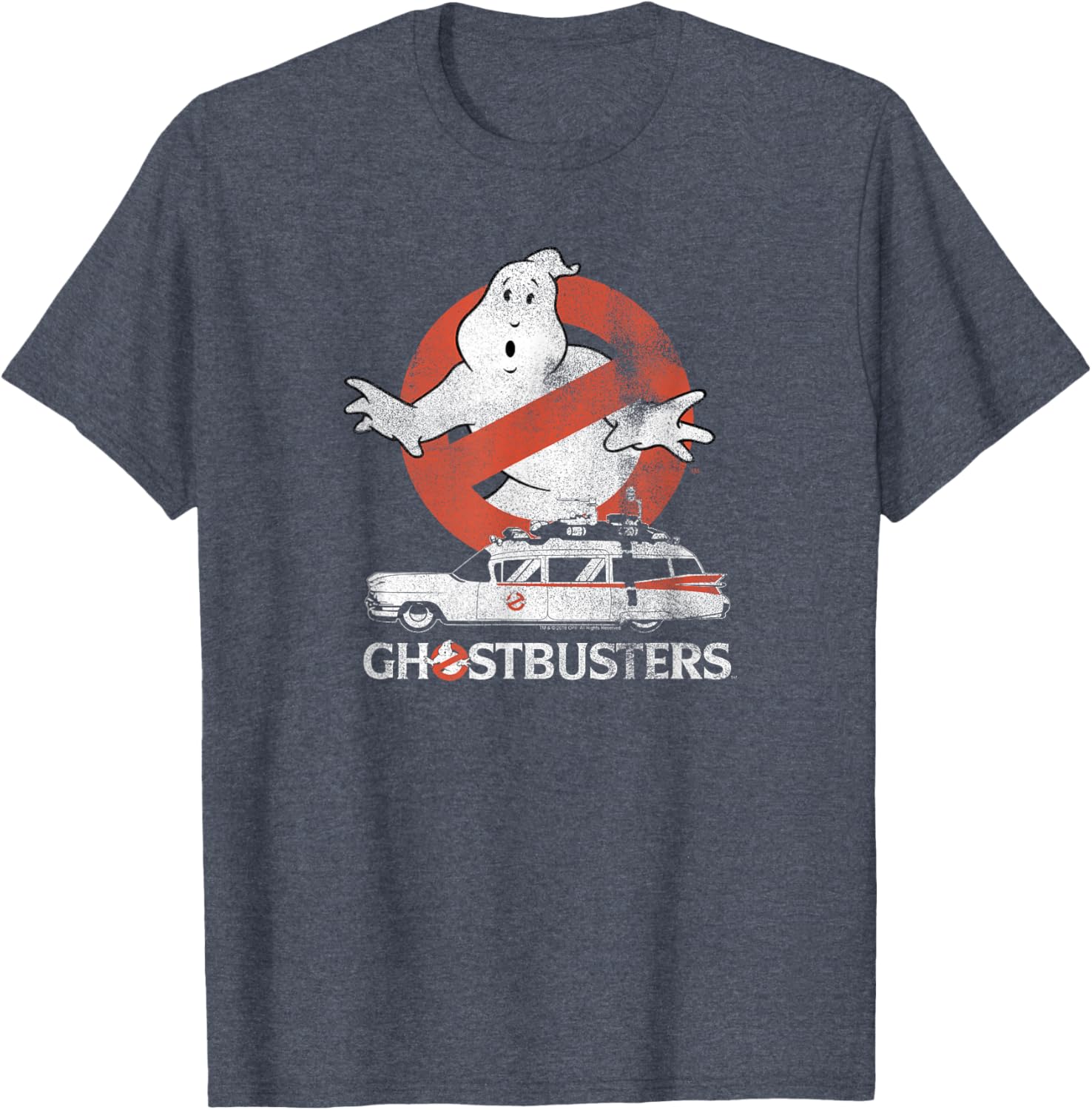 Ghostbusters No Ghost Ectomobile Retro Movie T-Shirt for Fans - 5