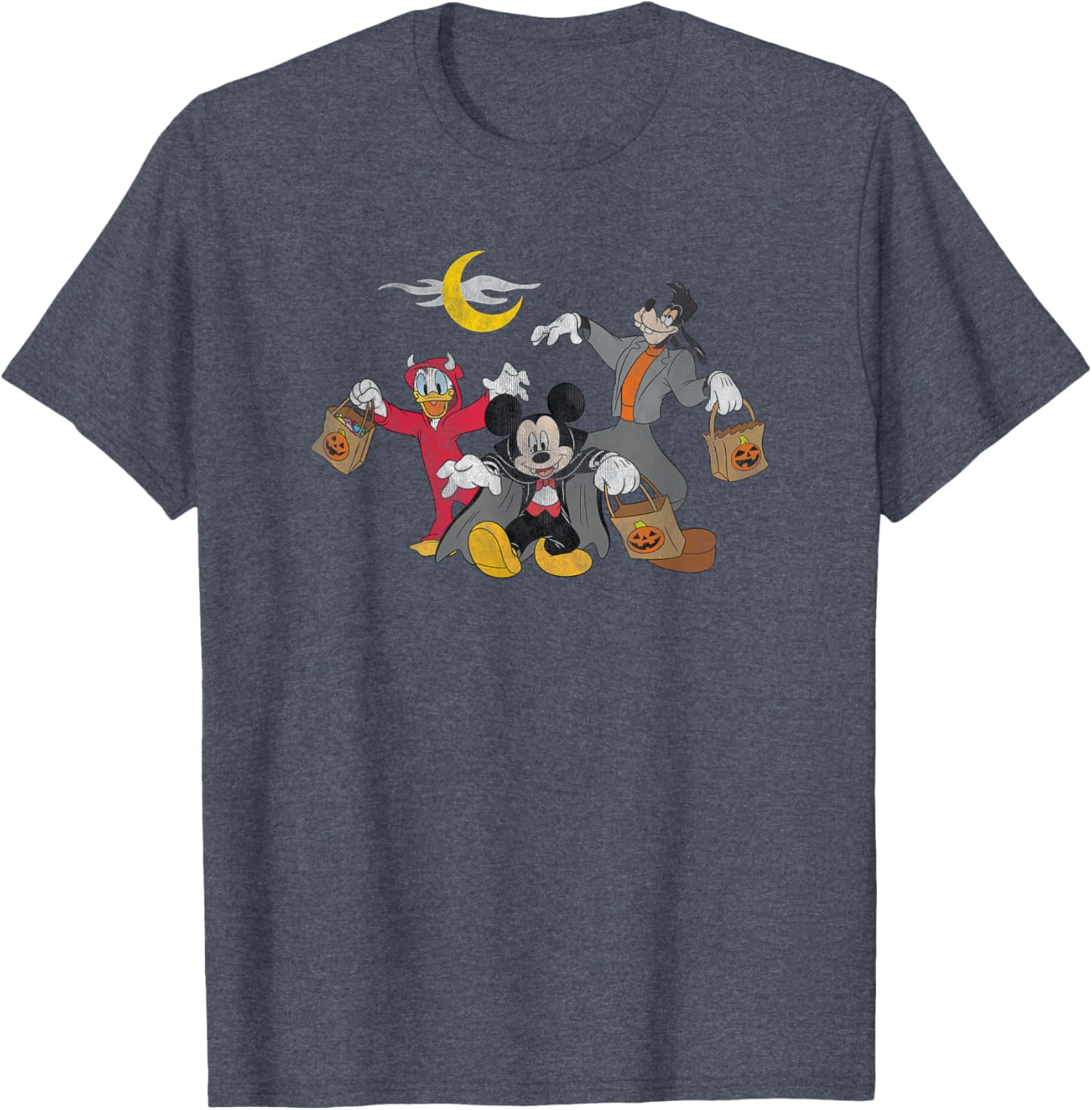 Disney Mickey Goofy Donald Halloween Squad T-Shirt for Fun Celebrations - 6