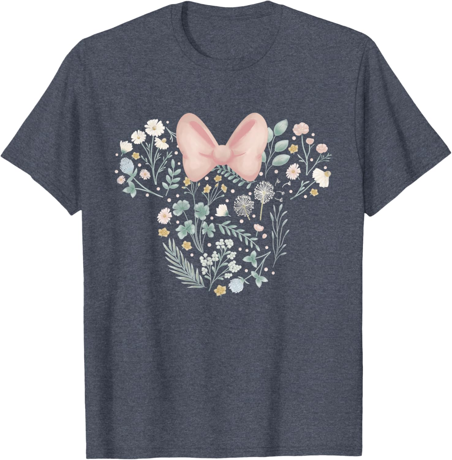 Disney Minnie Mouse Spring Flowers T-Shirt for Stylish Kids and Adults - 9