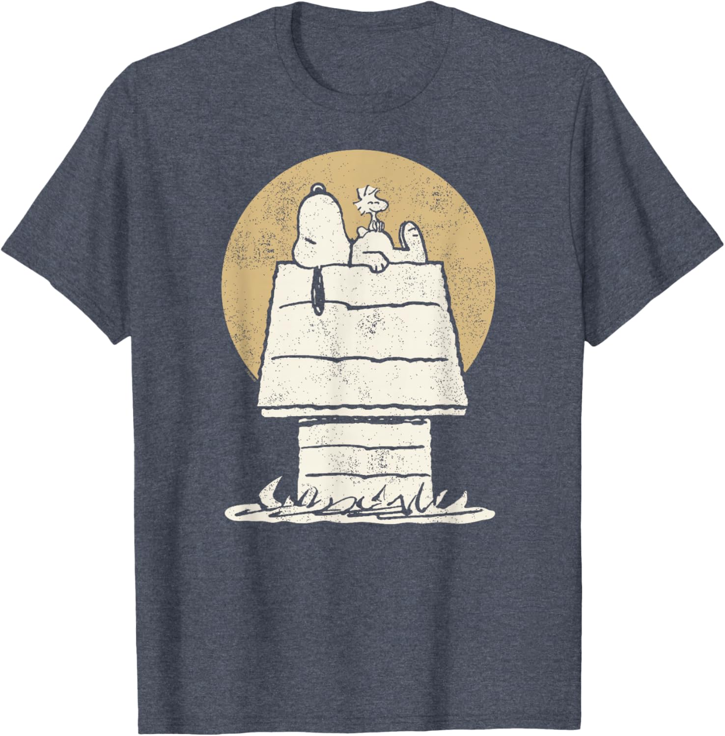 Snoopy Woodstock Doghouse T-Shirt for Peanuts Fans - Fun & Stylish Wear - 1