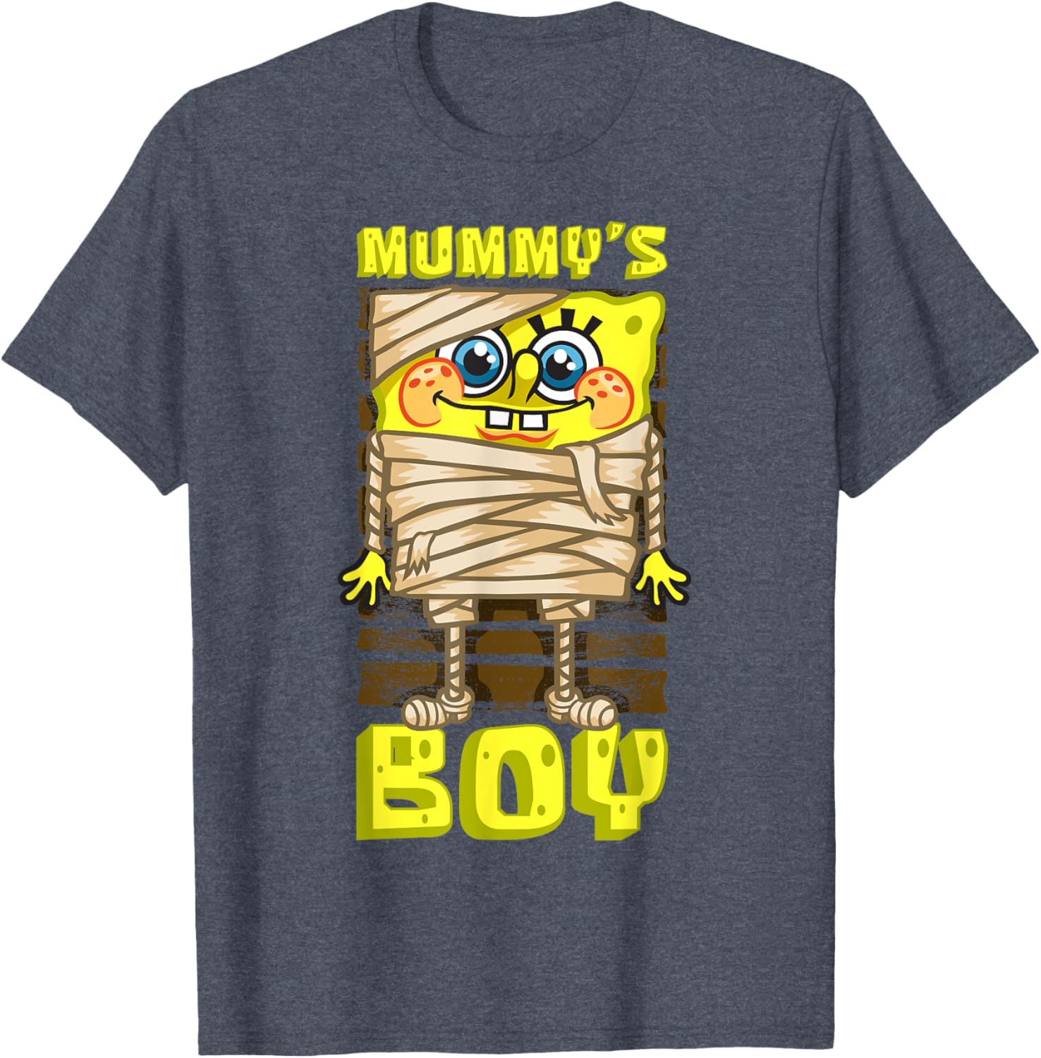 Mademark SpongeBob Mummy’s Boy Halloween T-Shirt for Mom and Son - 4