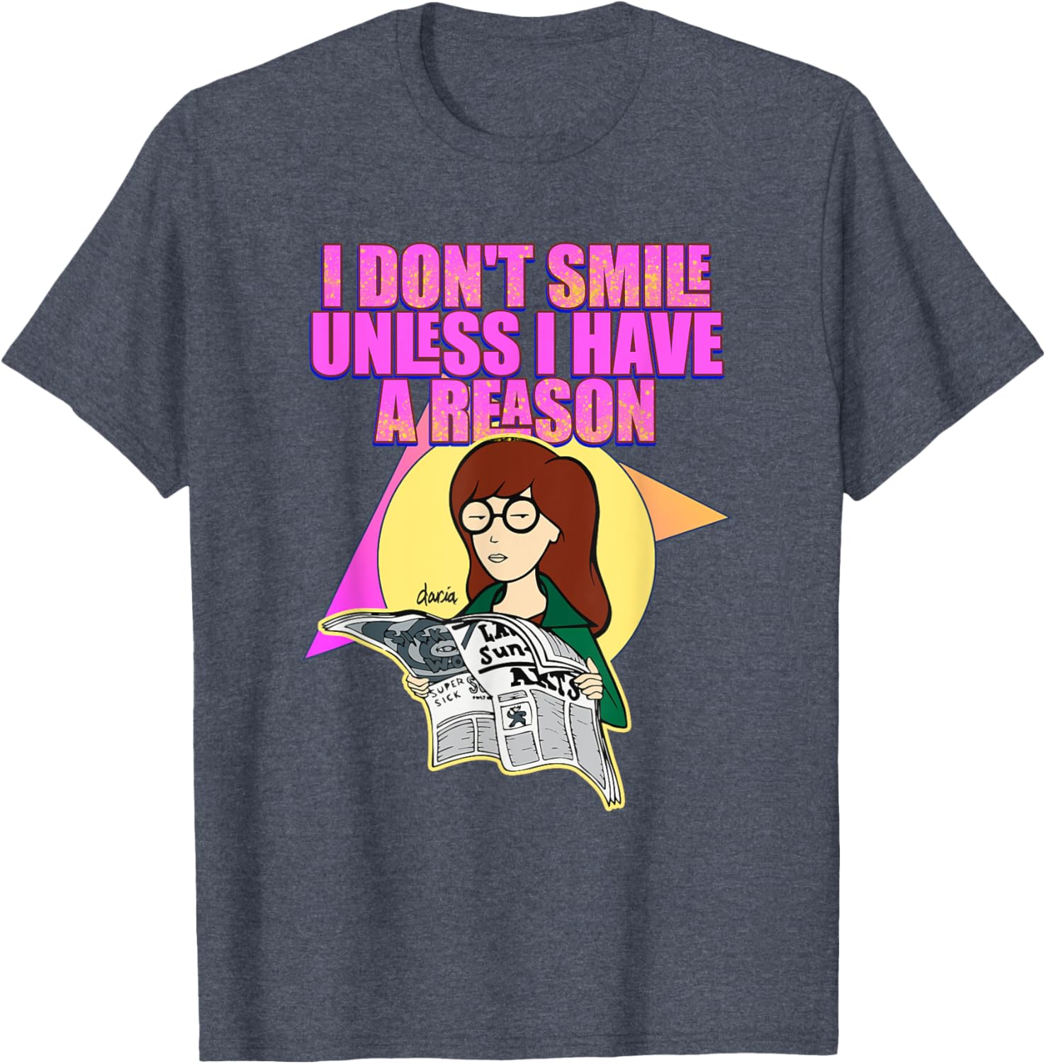 Mademark x Daria I Don't Smile Unless I Have a Reason T-Shirt for Women - 1