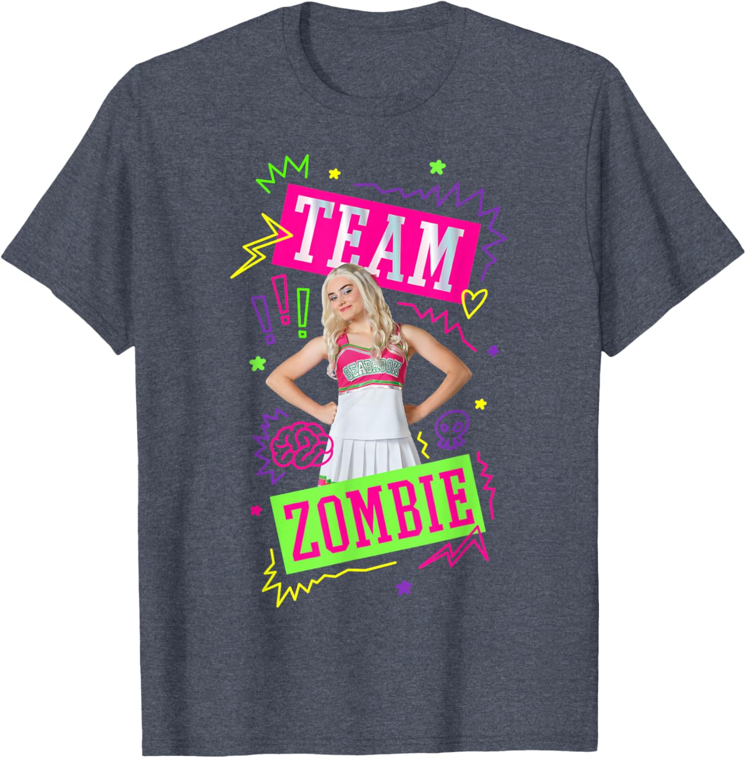Disney Zombies Addison Team Poster T-Shirt for Fans of Fun Style - 8