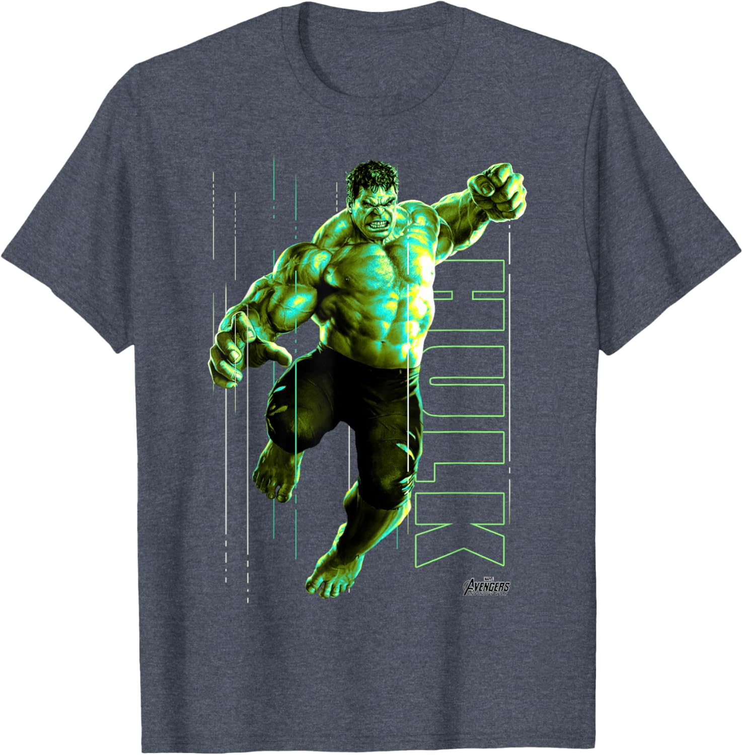 Incredible Hulk Jump Smash T-Shirt for Marvel Fans and Collectors - 4