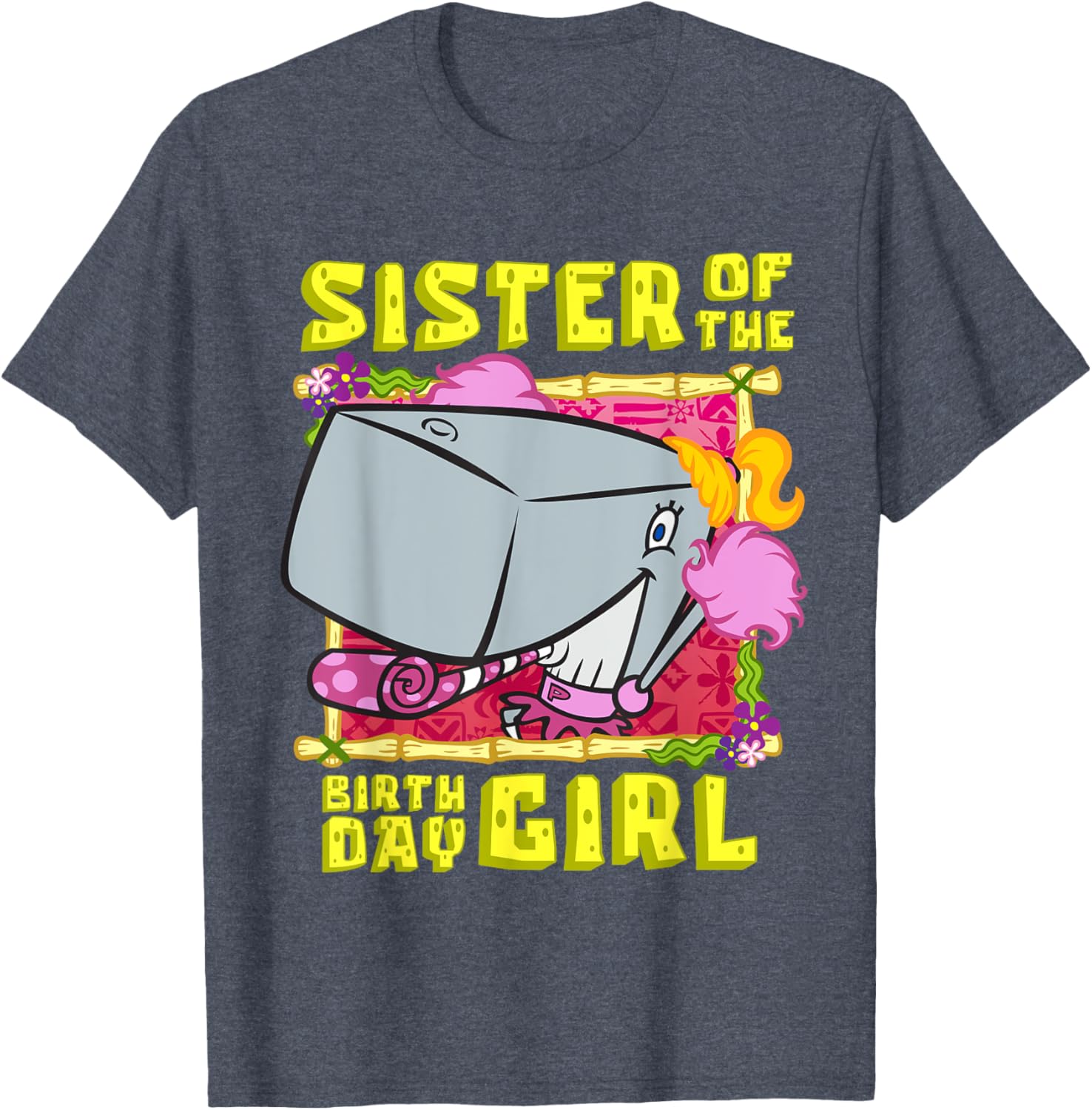 Mademark SpongeBob Pearl Sister Birthday Gift T-Shirt for Girls - 4