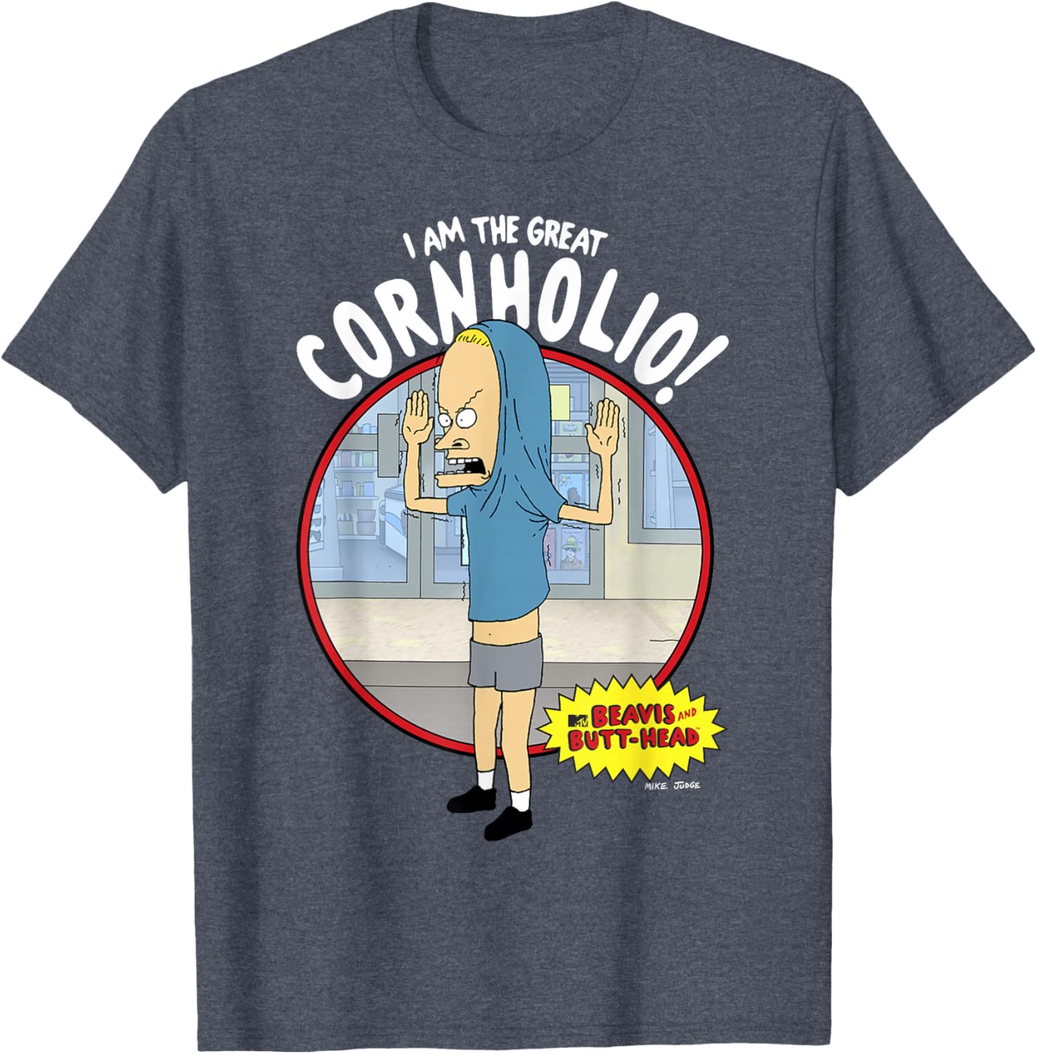 Beavis and Butt-Head The Great Cornholio Graphic T-Shirt for Fans - 5