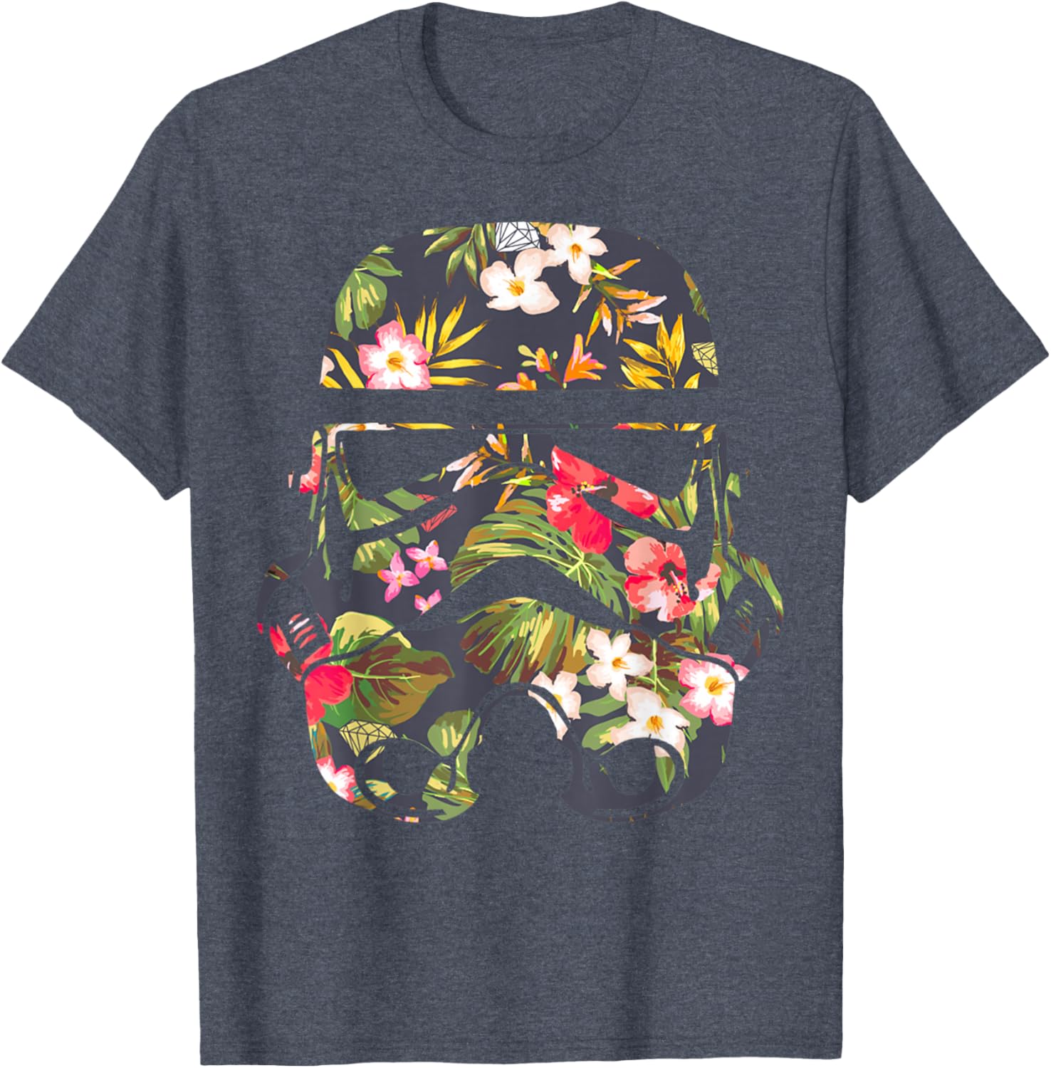 Star Wars Tropical Stormtrooper Floral Print T-Shirt for Fans - 3
