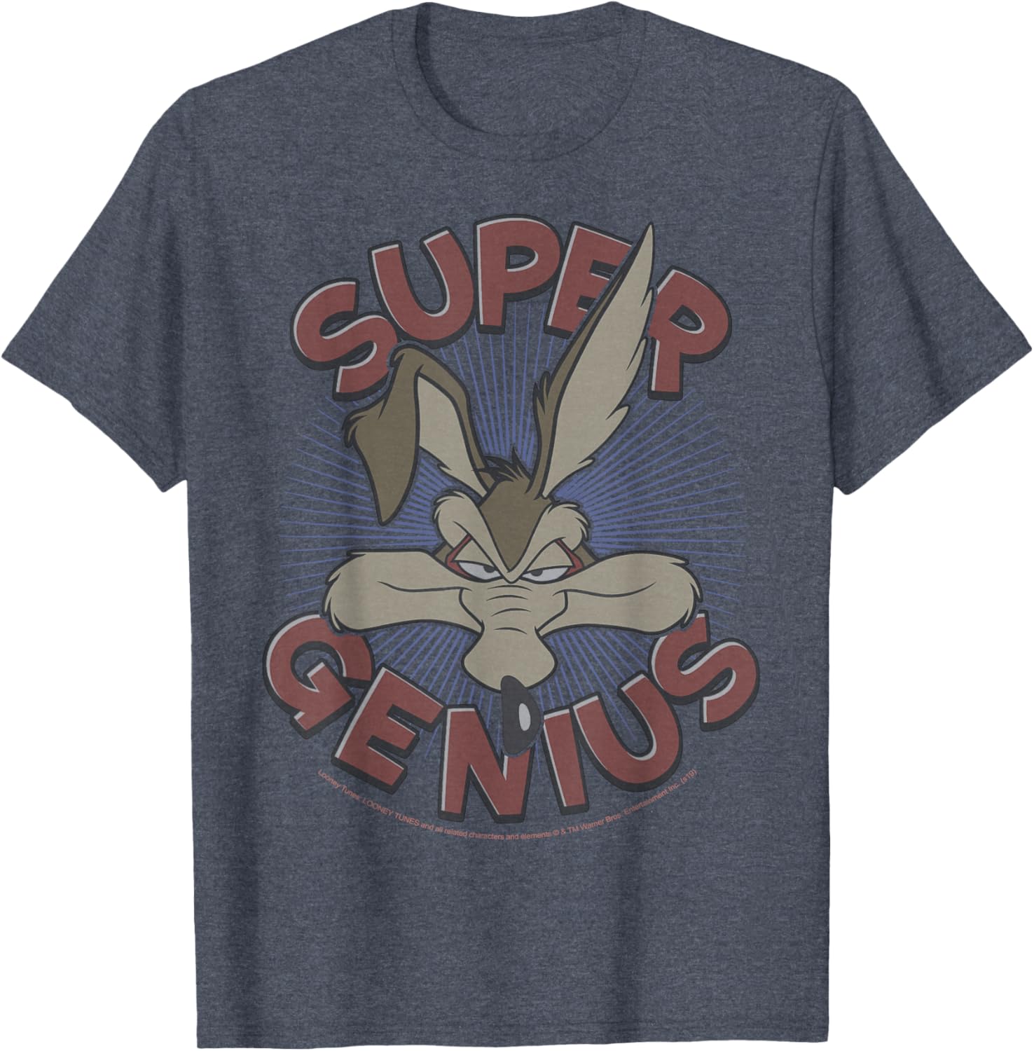 Wile E. Coyote Super Genius T-Shirt - Fun Looney Tunes Apparel for Fans - 3