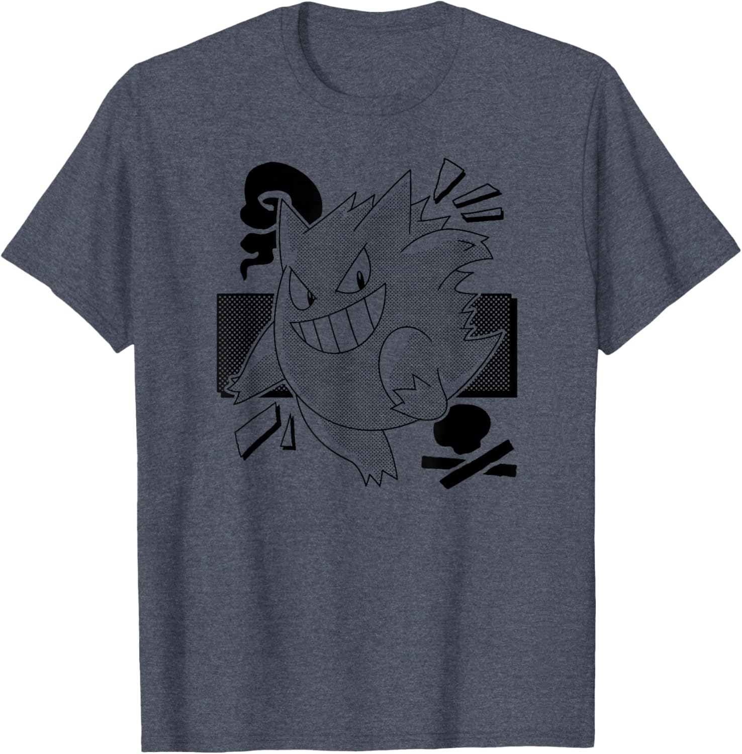 Cool Gengar Manga T-Shirt for Pokémon Fans - Stylish Apparel and Gifts - 11