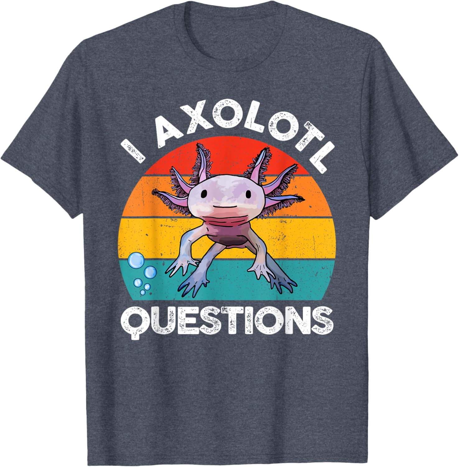 Cute Axolotl Questions Graphic Kids T-Shirt Fun and Stylish Gift for Kids - 17