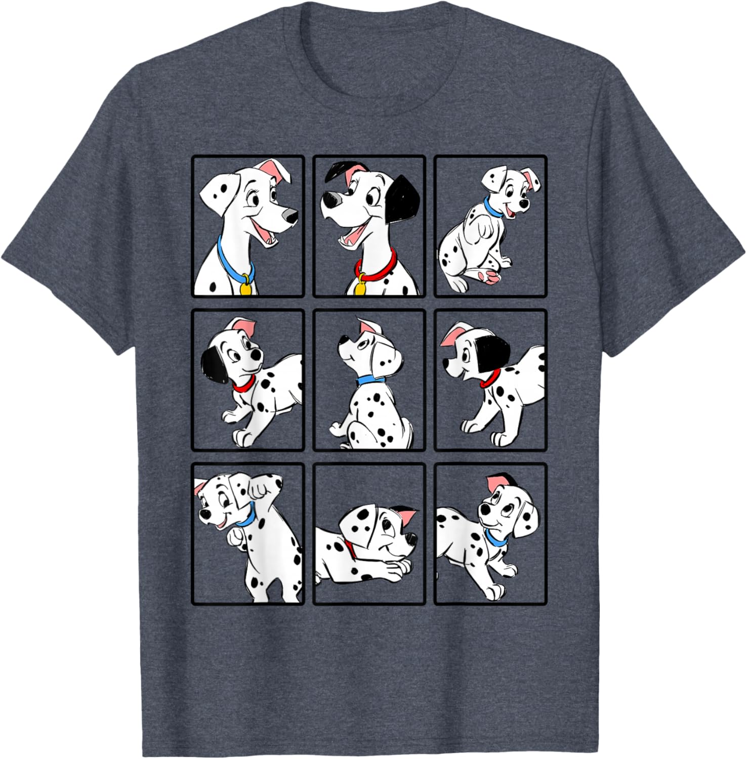 Disney 101 Dalmatians Puppy Group T-Shirt for Fun Pet Lovers - 10