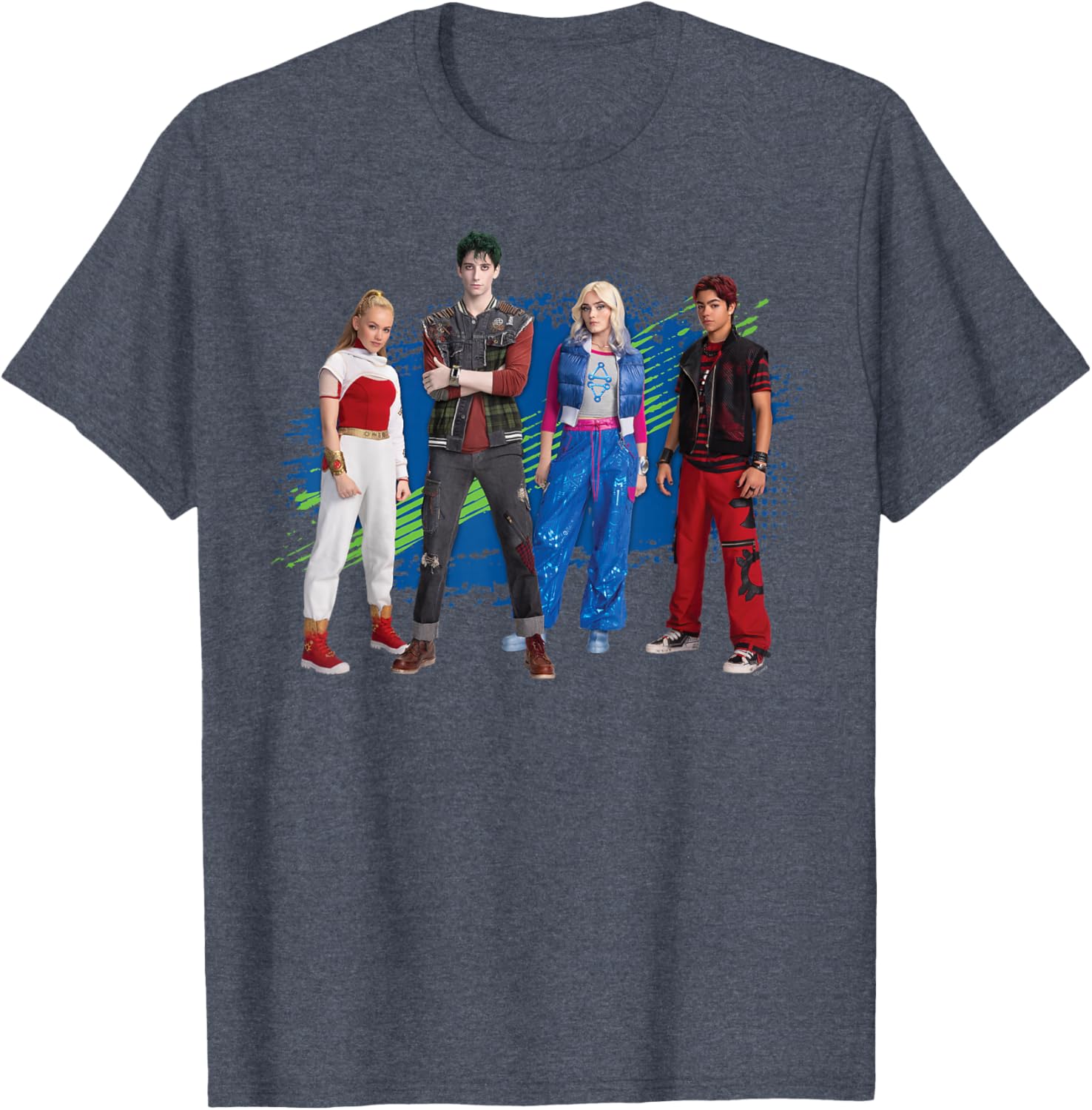 Disney Zombies 4 T-Shirt featuring Nova, Victor, Zed, and Addison - 1