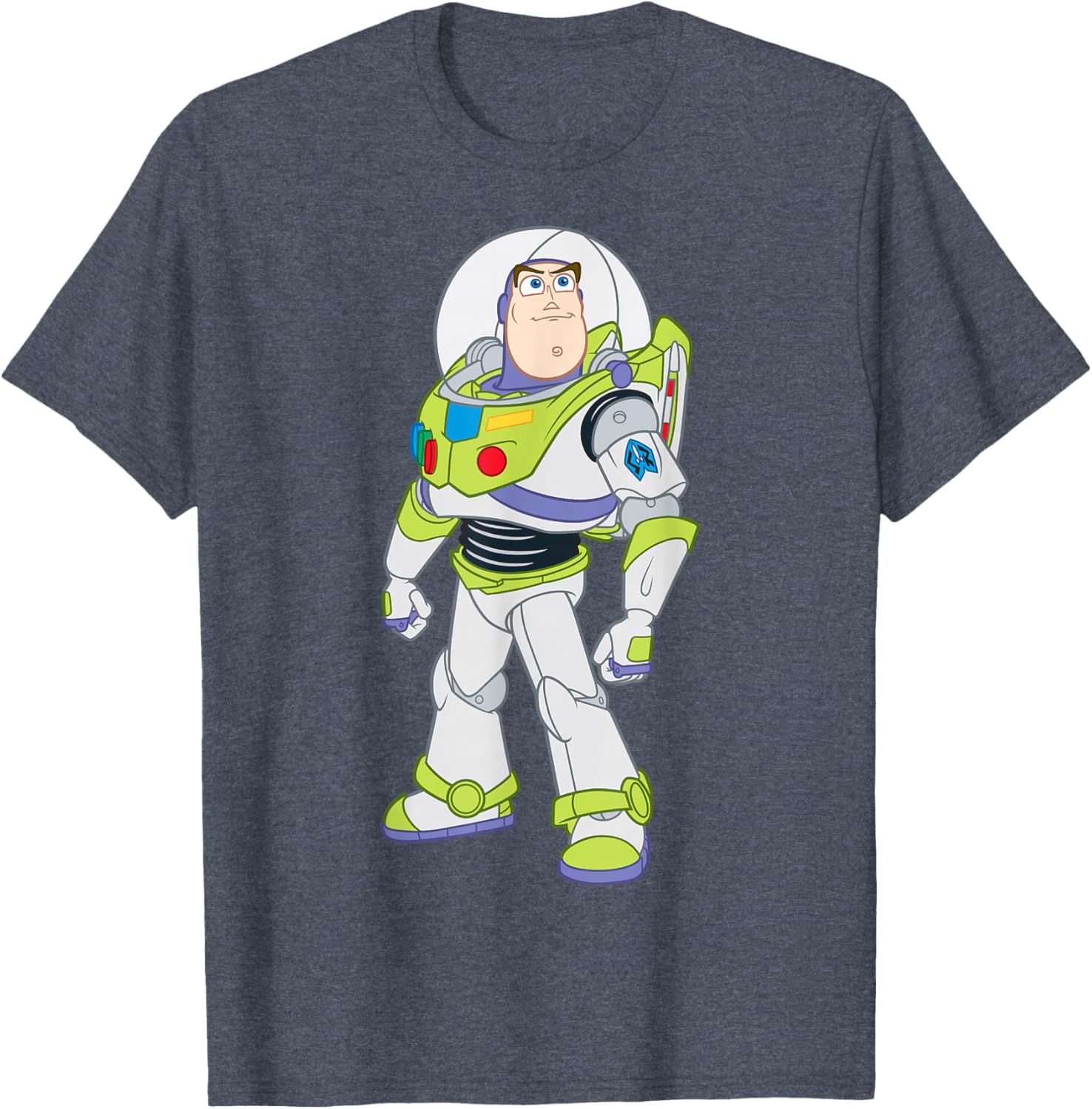 Buzz Lightyear Strong Pose T-Shirt for Kids and Adults Fun Cartoon Apparel - 4
