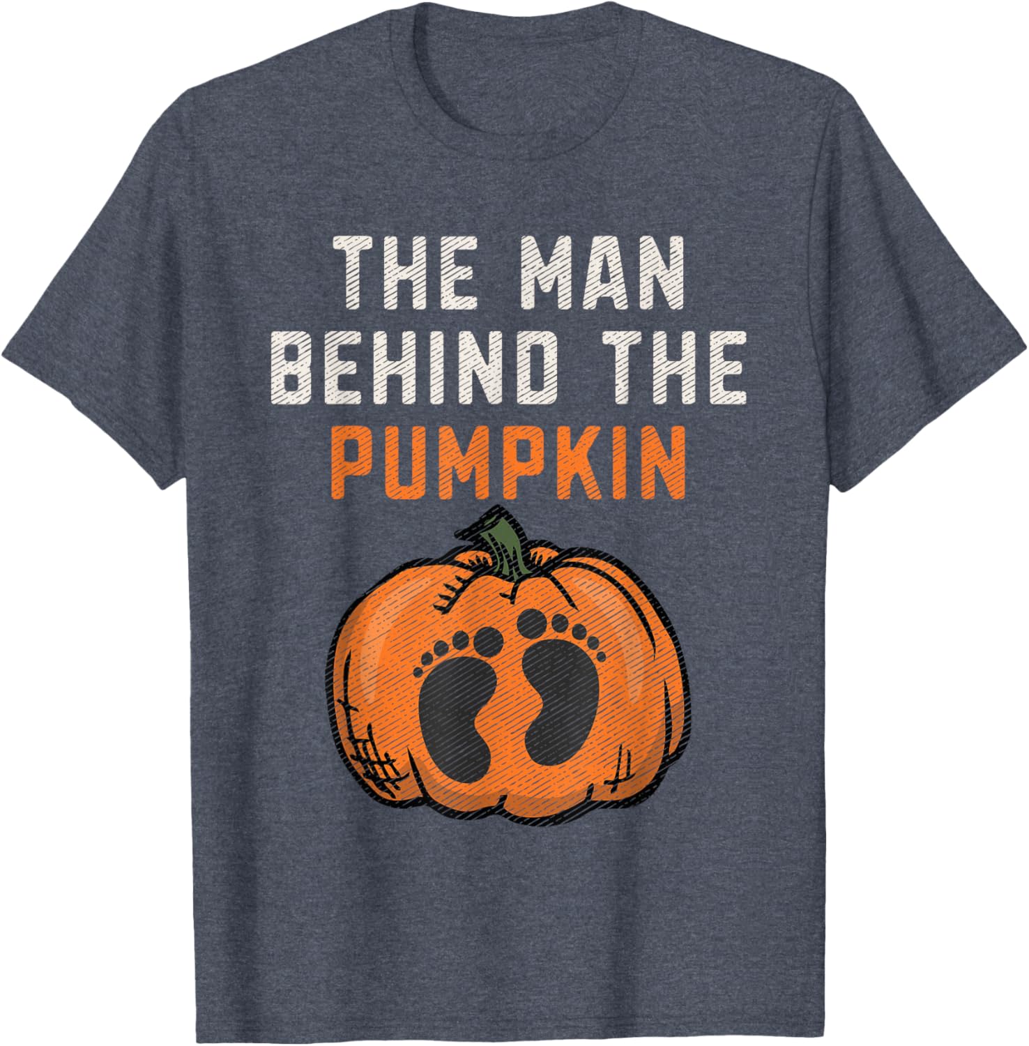 Funny Pumpkin Dad Halloween Pregnancy Reveal T-Shirt for Expecting Fathers - 22