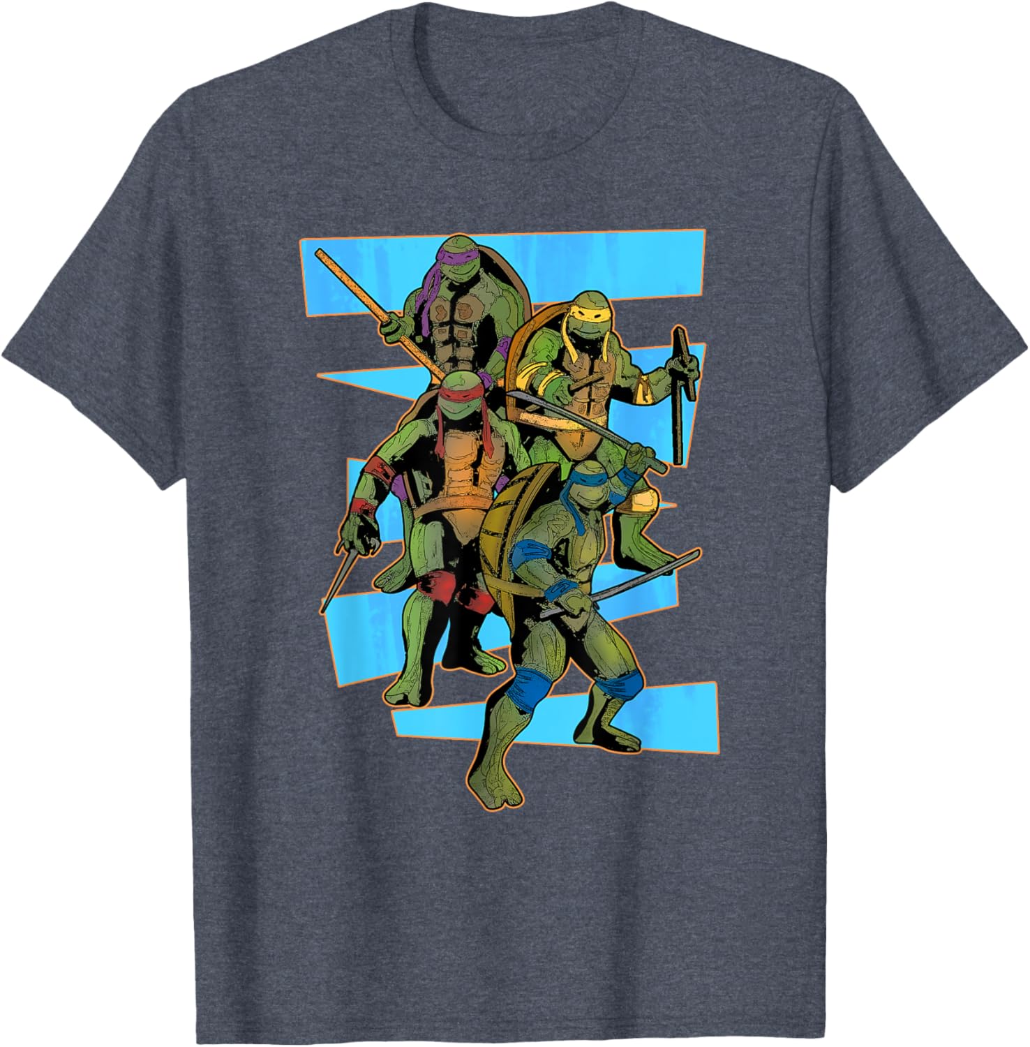 Mademark TMNT T-Shirt Featuring Donatello, Michelangelo, Raphael, Leonardo - 2