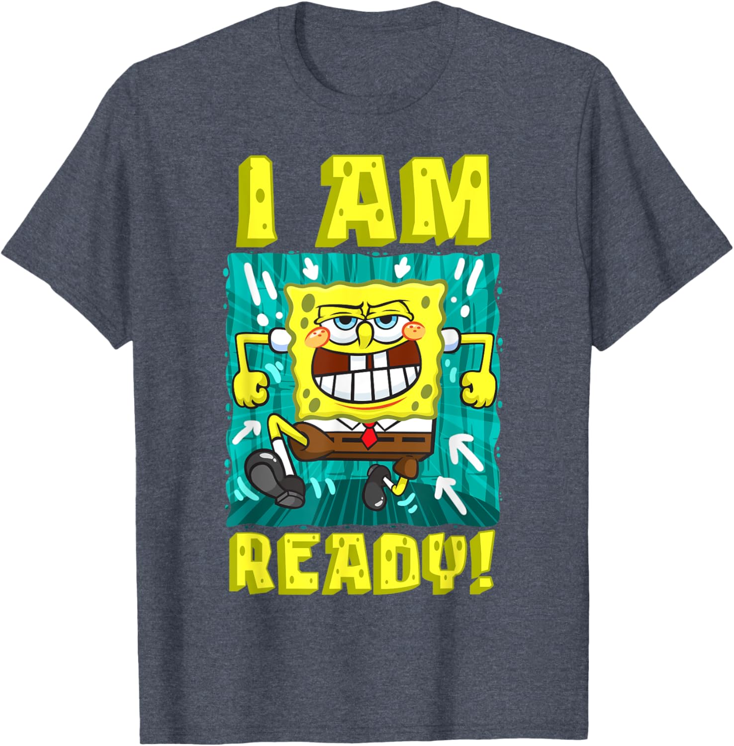 Mademark x SpongeBob SquarePants Funny Running T-Shirt for Kids - 14