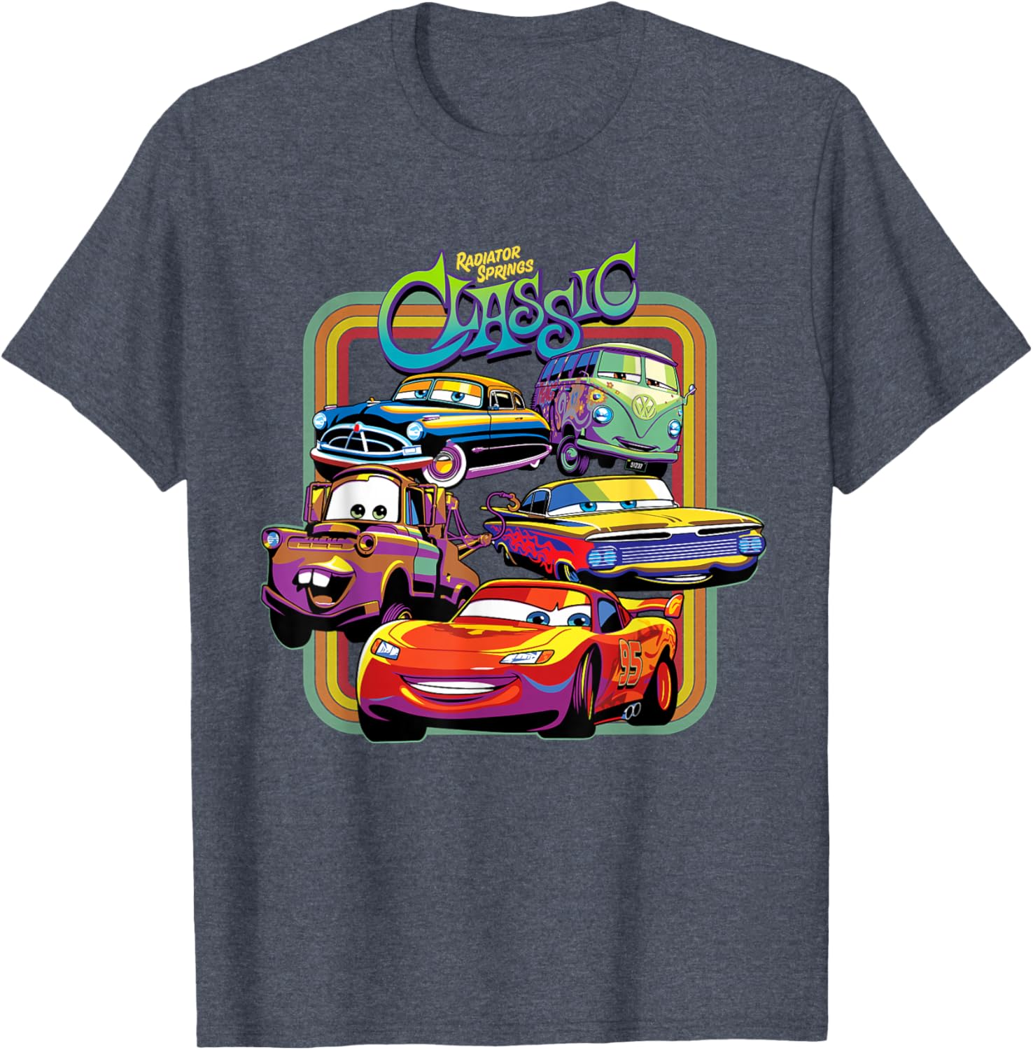 Disney PIXAR Cars Radiator Springs Classic T-Shirt for Kids and Adults - 22