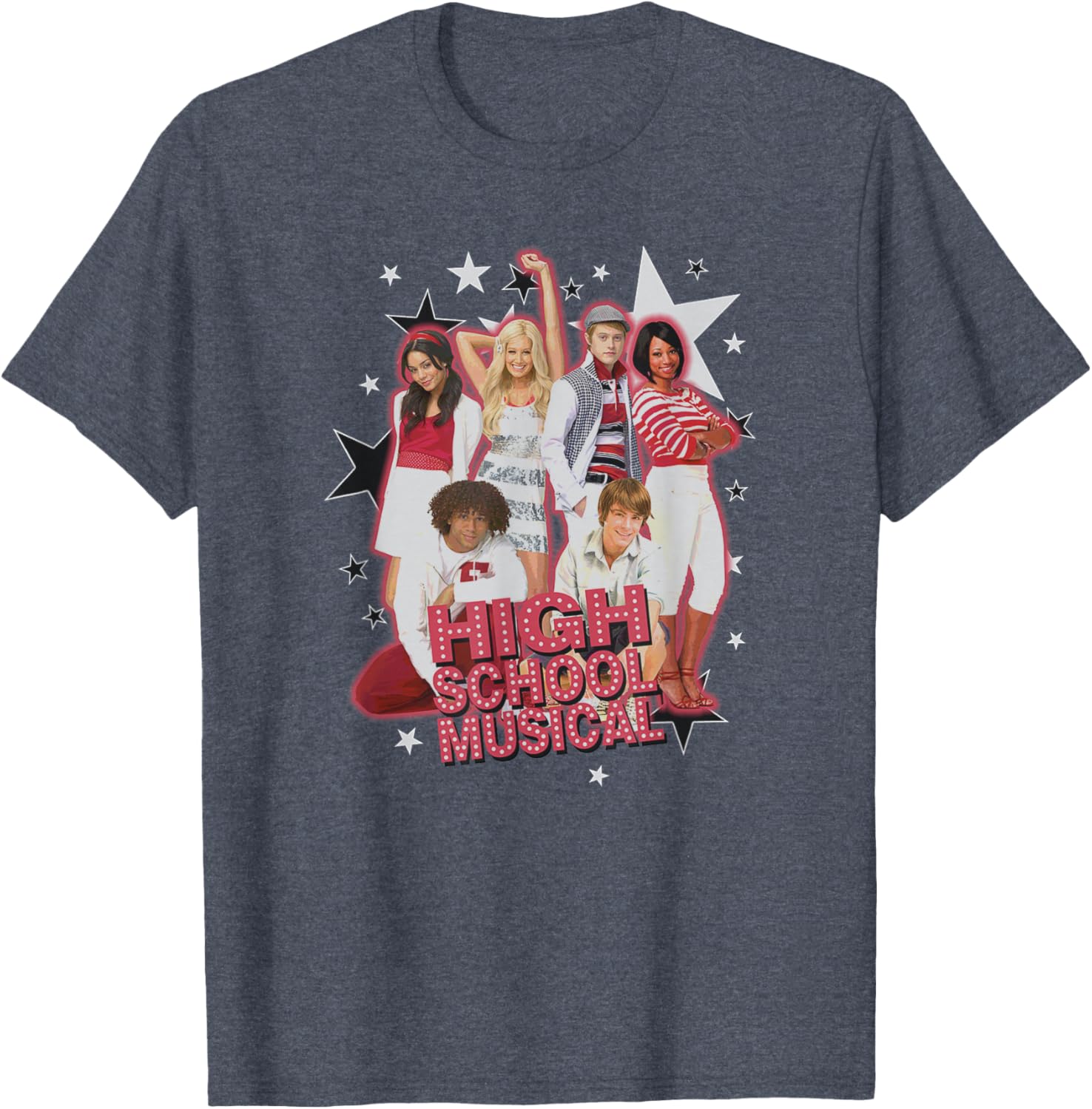 Disney High School Musical Vintage Group Shot T-Shirt for Fans - 11