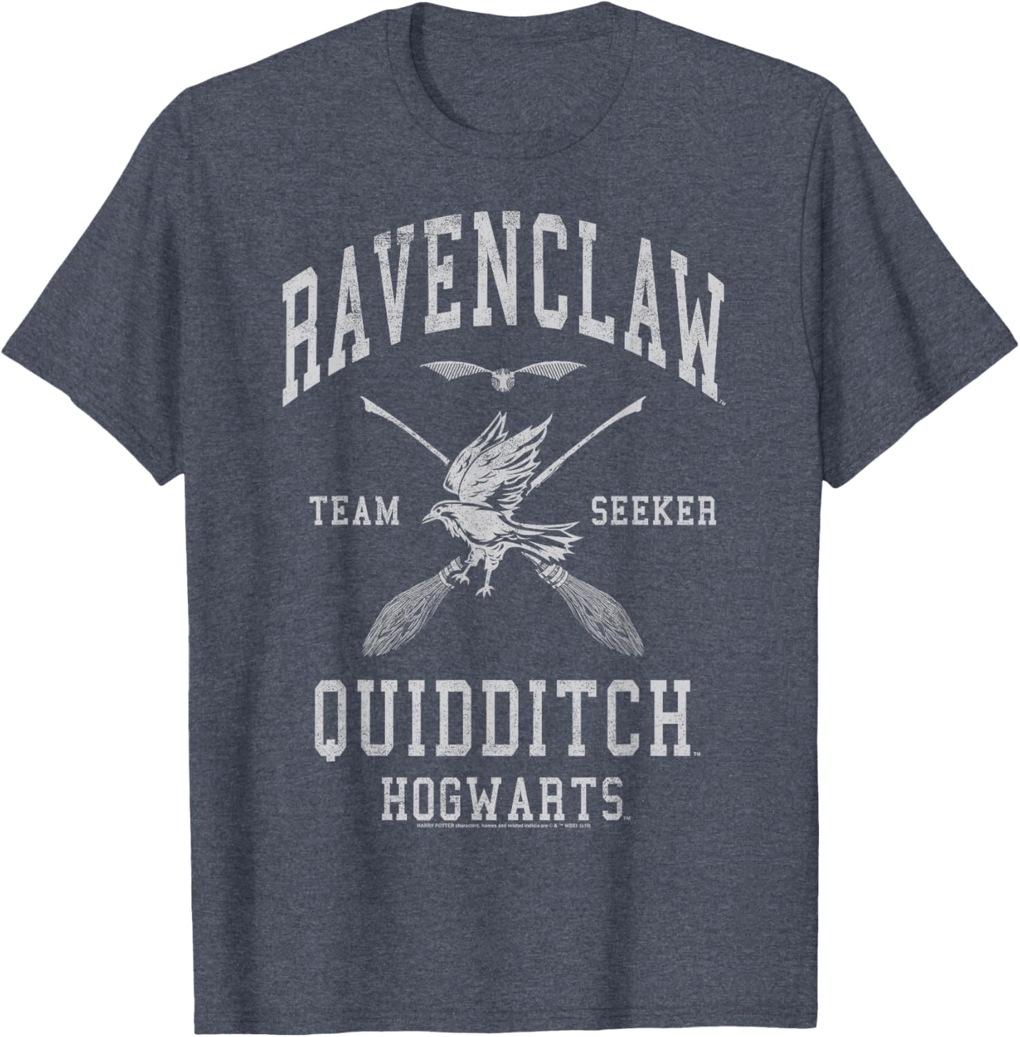 Harry Potter Ravenclaw Quidditch Seeker Short Sleeve T-Shirt for Fans - 7