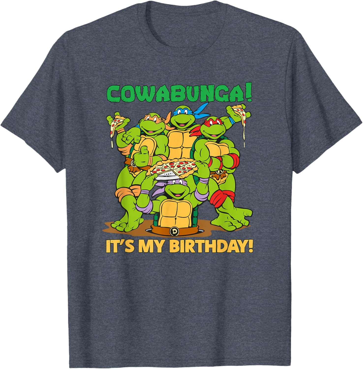 Mademark Teenage Mutant Ninja Turtles Birthday T-Shirt for Kids - 4