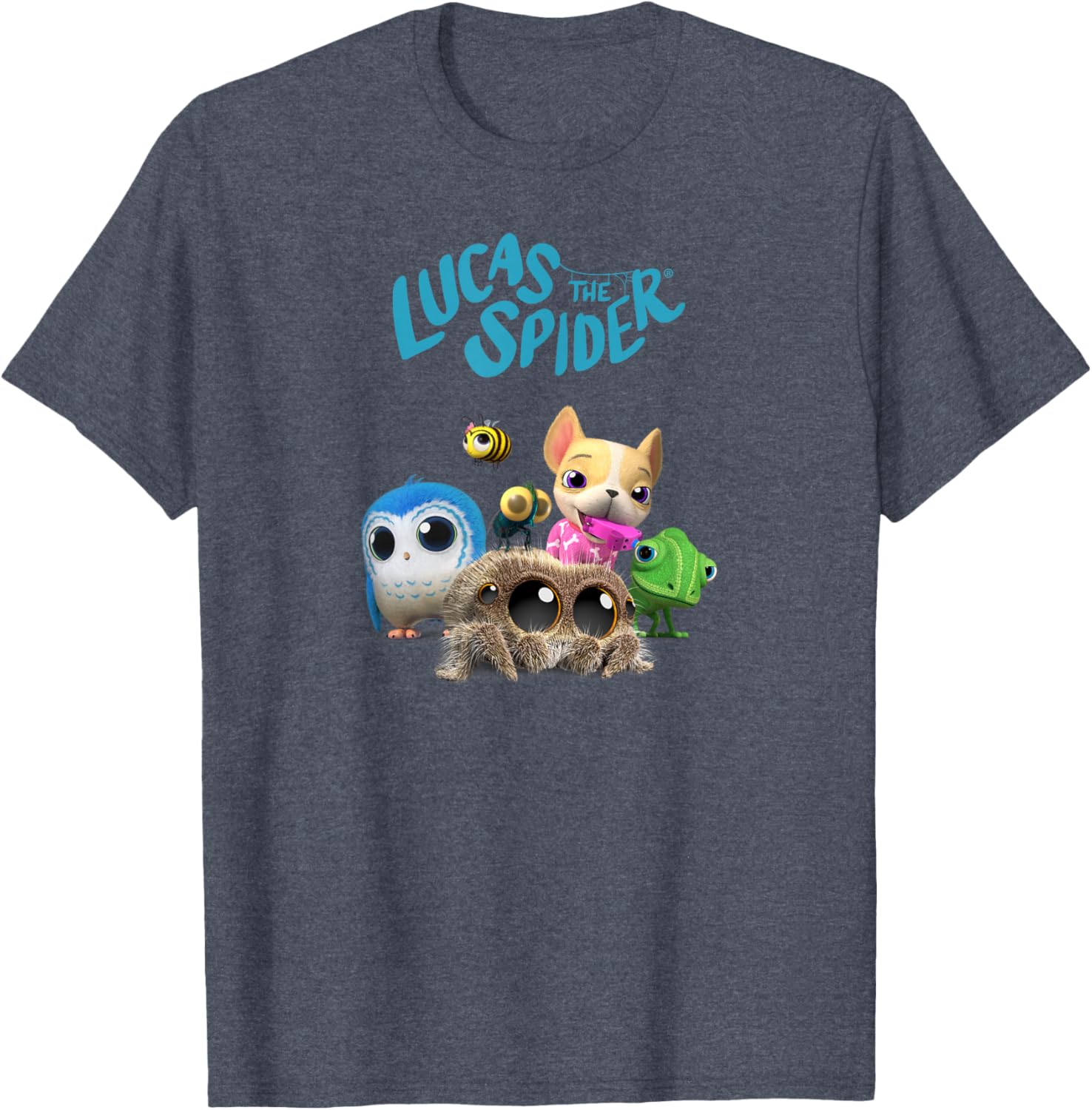 Lucas the Spider and Friends Cute T-Shirt for Kids and Adults - 12