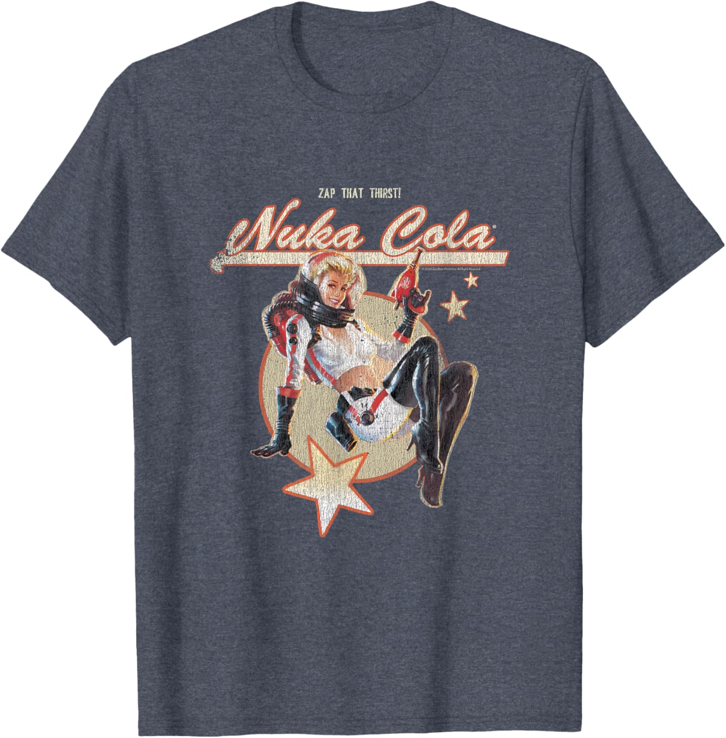 Retro Fallout Nuka Cola Ad T-Shirt for Gamers - Unique, Stylish Apparel - 5
