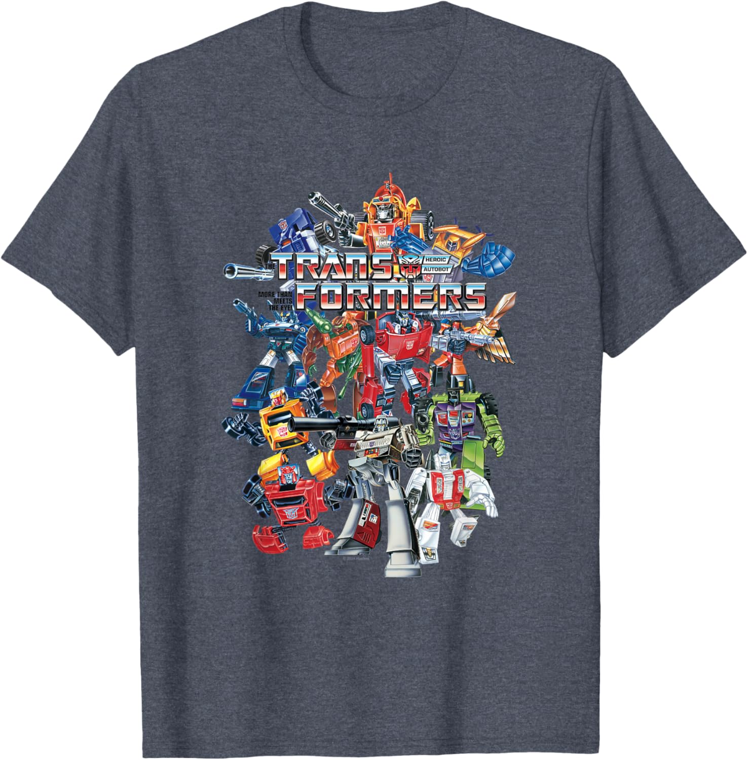 Transformers Vintage Retro Autobots Colorful Poster T-Shirt for Fans - 2