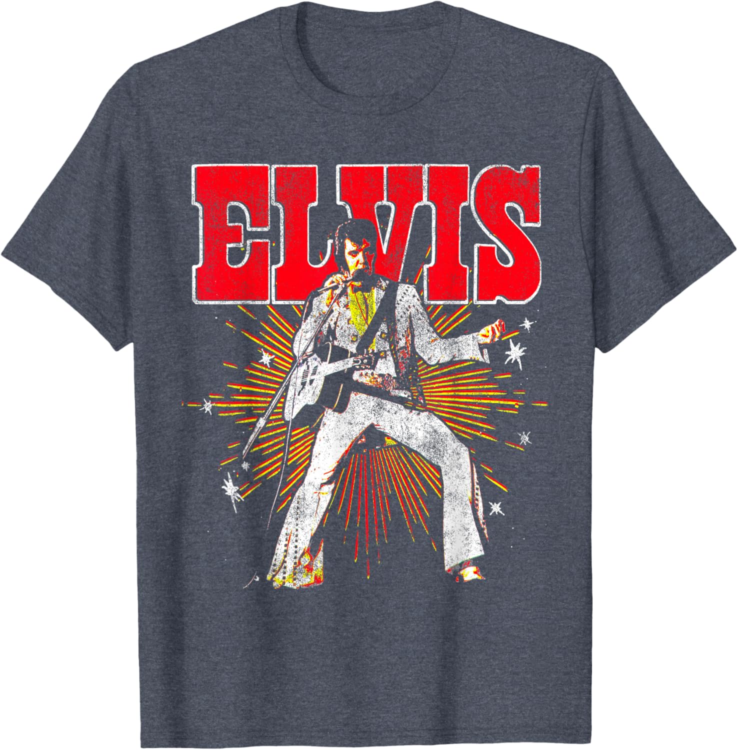 Elvis Presley Retro Short Sleeve T-Shirt for Fans and Collectors - 3