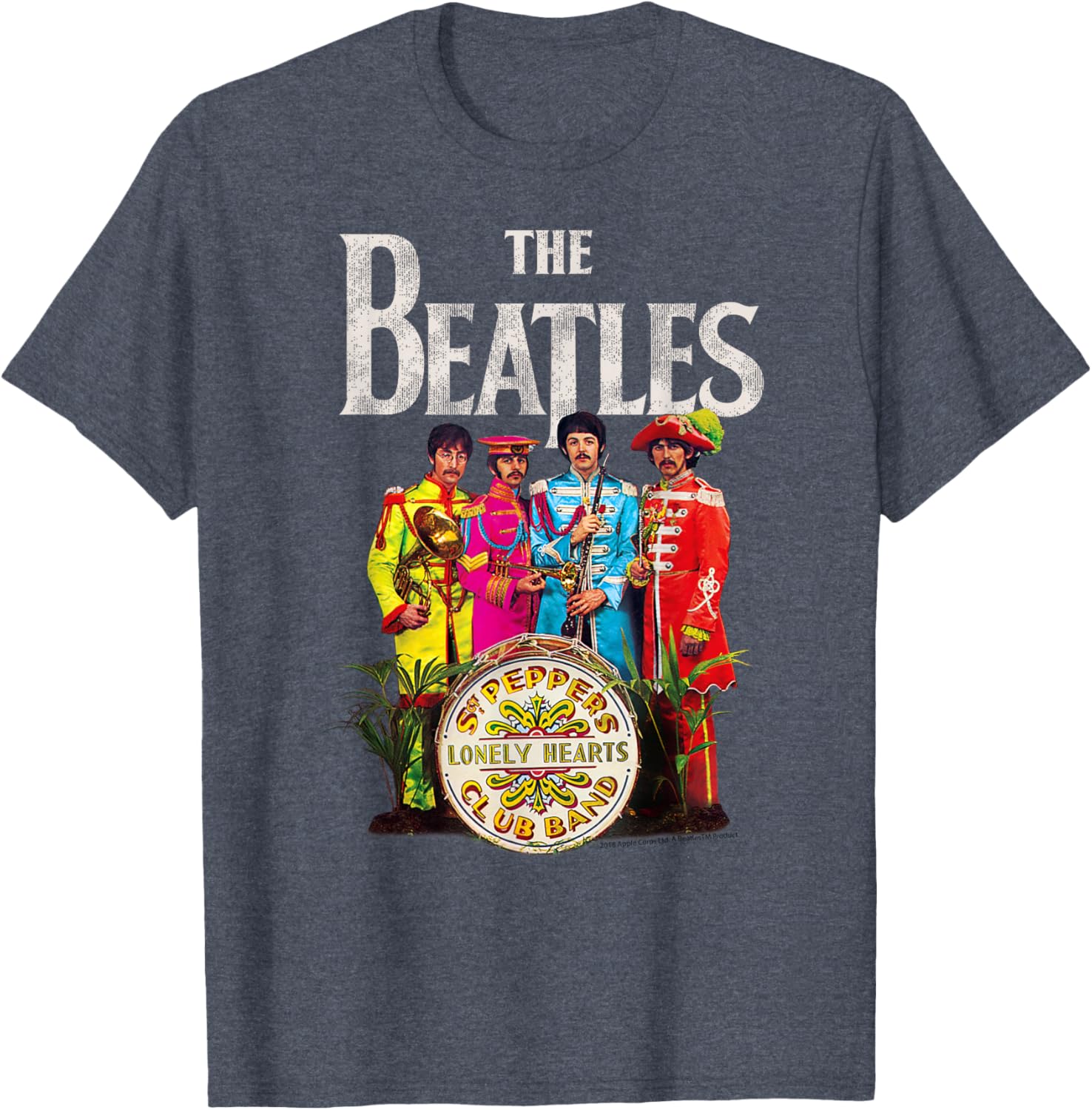 Beatles Sgt. Pepper's Lonely Hearts Short Sleeve T-Shirt for Fans - 1