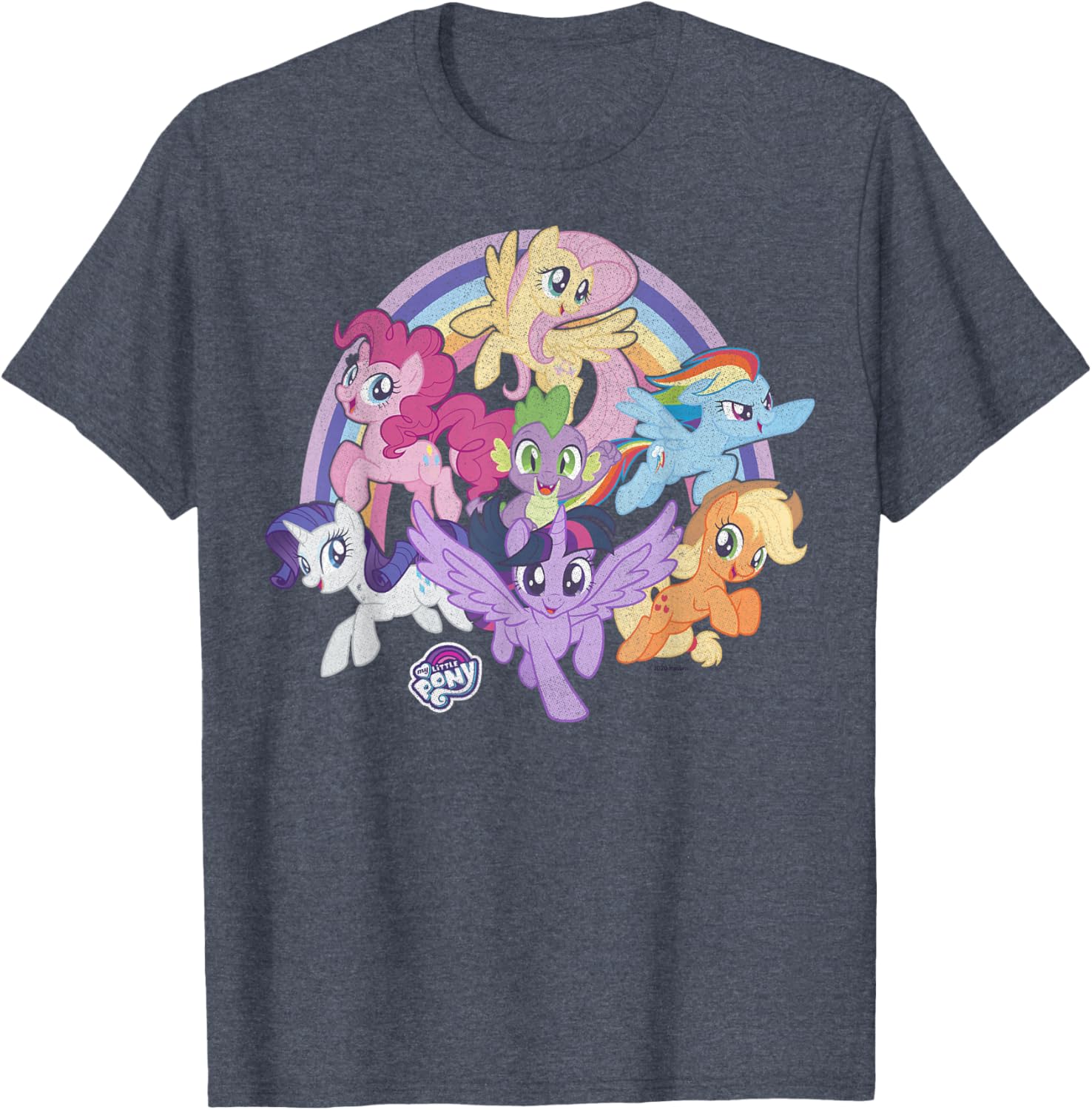 My Little Pony Rainbow Pony Group Shot T-Shirt for Fans and Collectors - 7
