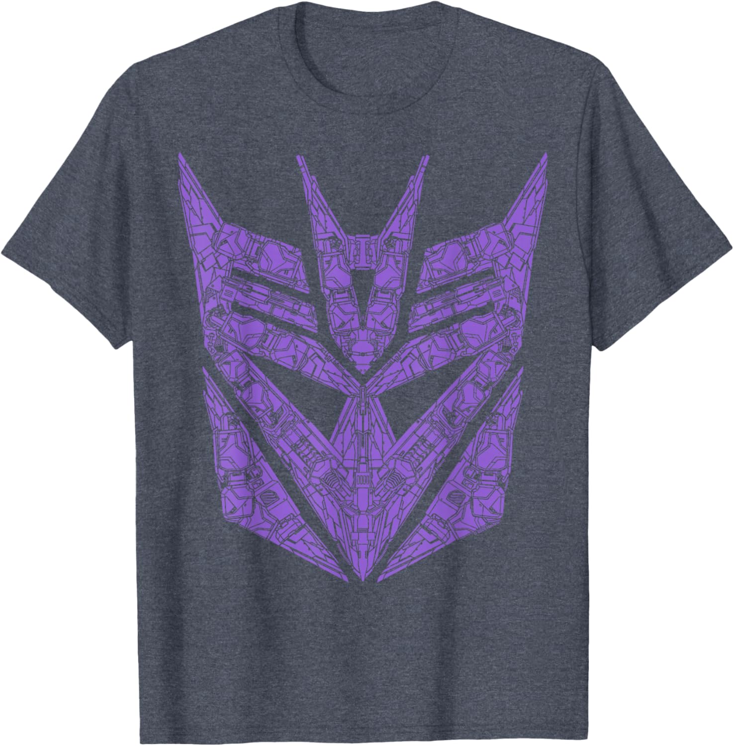 Decepticon Purple Icon Logo T-Shirt for Transformers Fans - 2