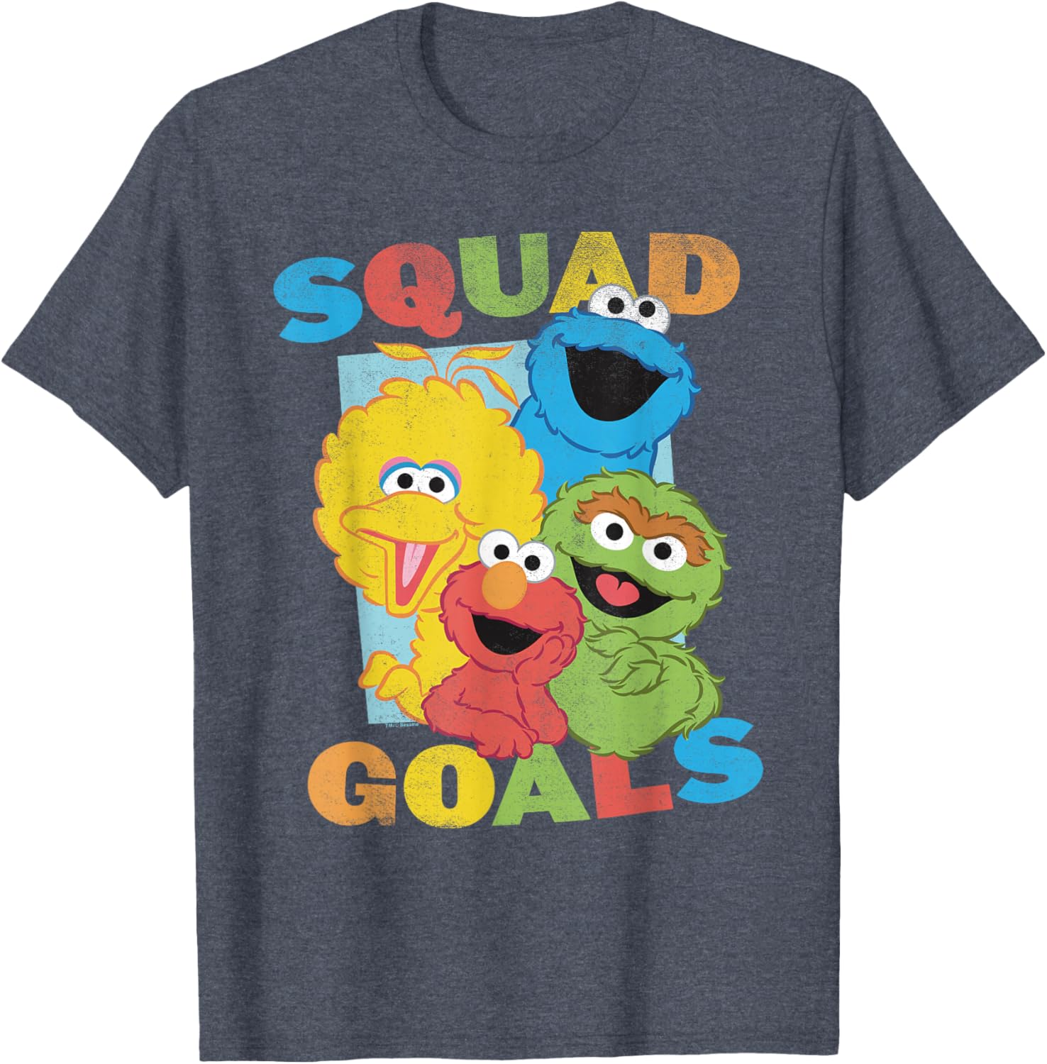 Sesame Street Squad Goals T-Shirt for Fun and Friendship Apparel - 1