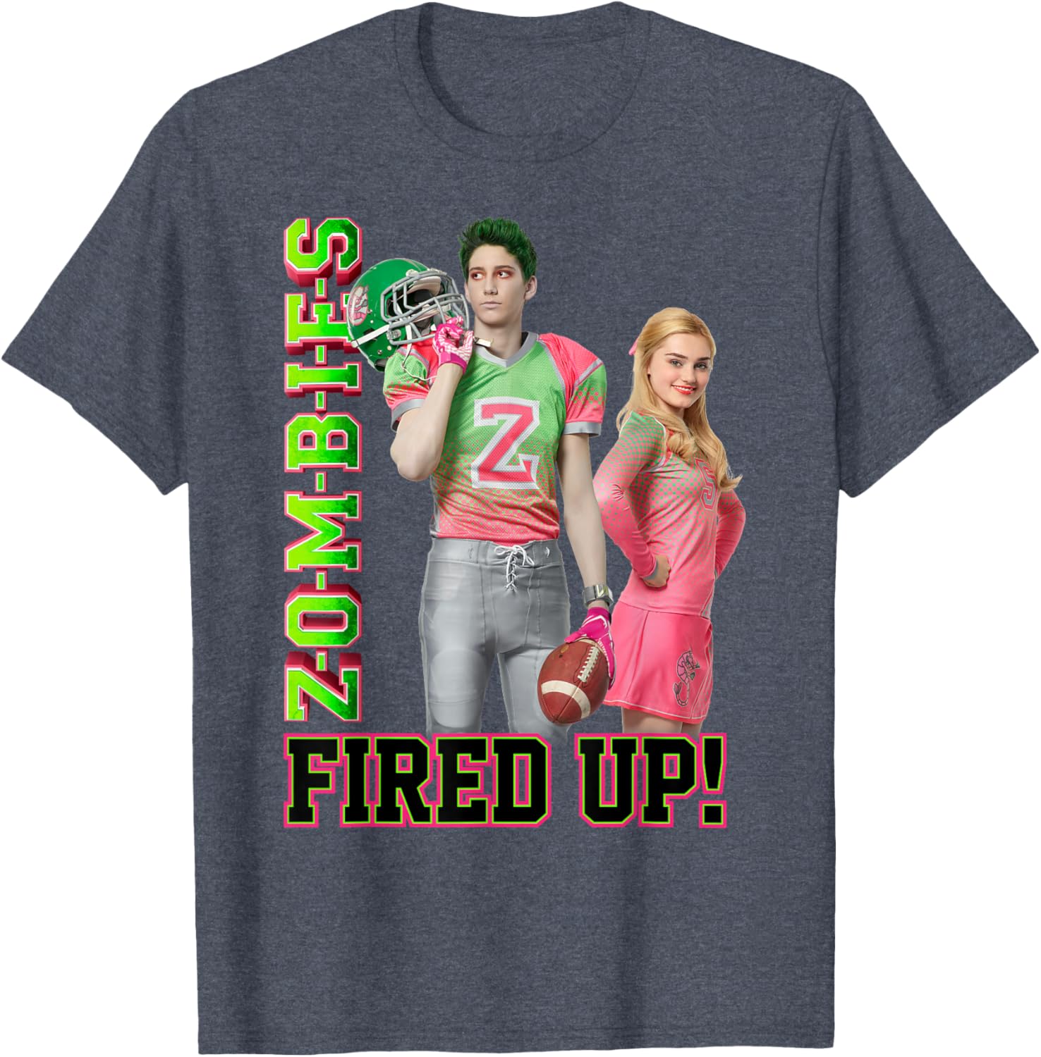 Disney Zombies Fired Up T-Shirt for Kids Cool Graphic Tee - 5