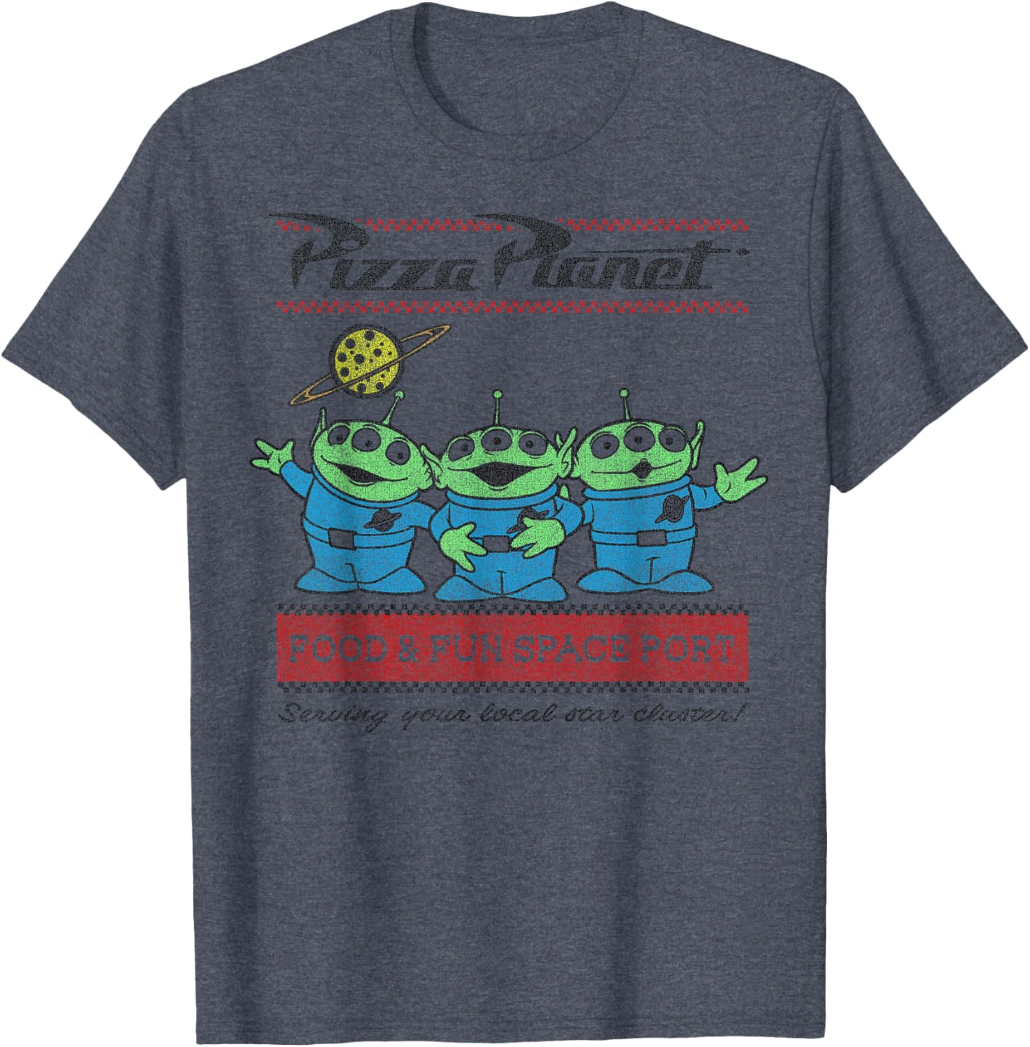 Disney Pixar Toy Story Pizza Planet Aliens T-Shirt for Kids and Adults - 4