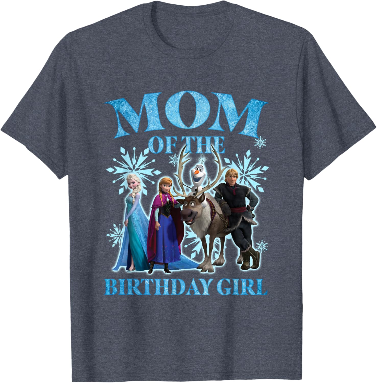 Disney Frozen Mom of the Birthday Girl T-Shirt for Fun Celebrations - 9