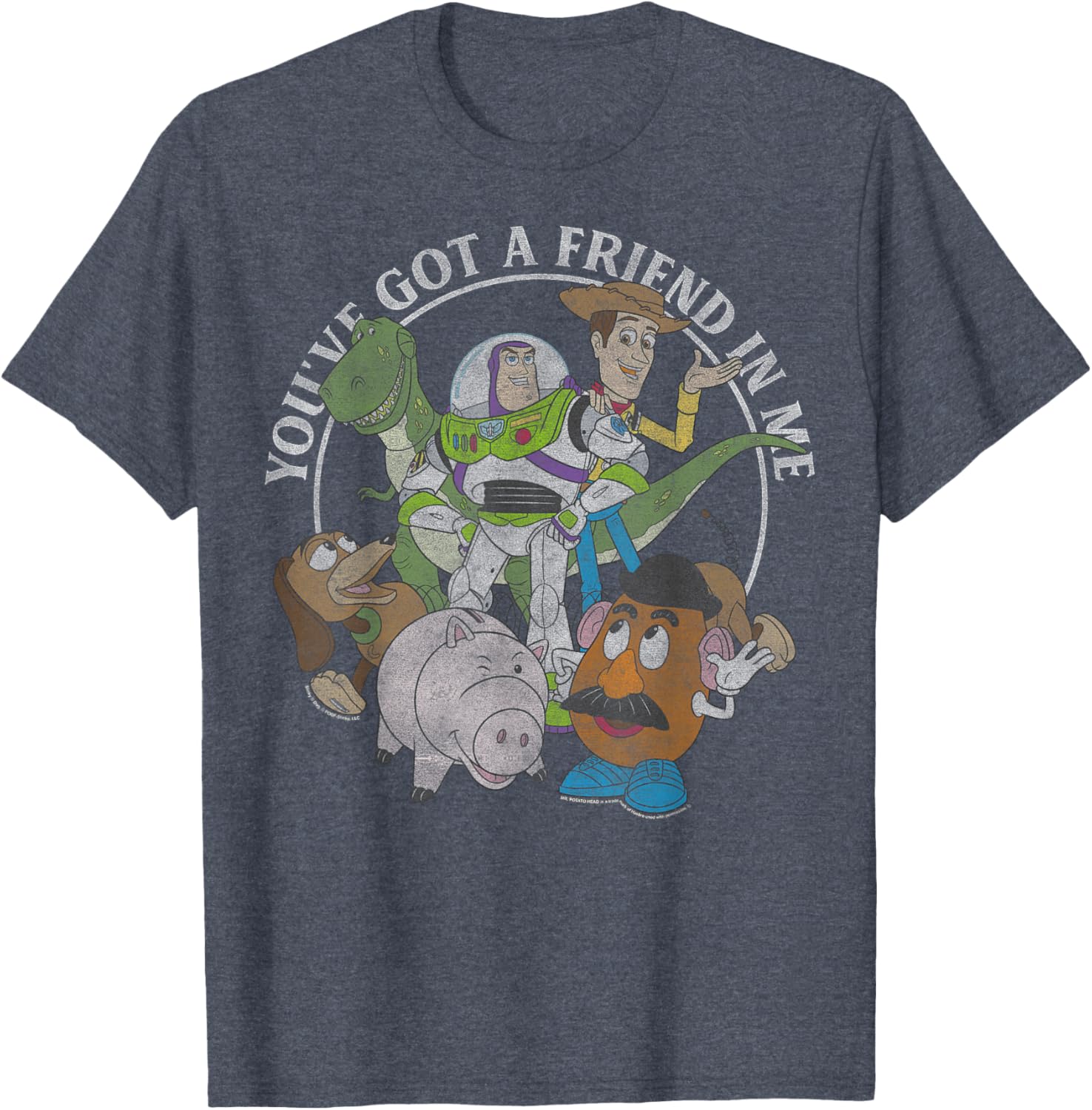 Disney Pixar Toy Story You've Got A Friend In Me Group Shot T-Shirt - 6